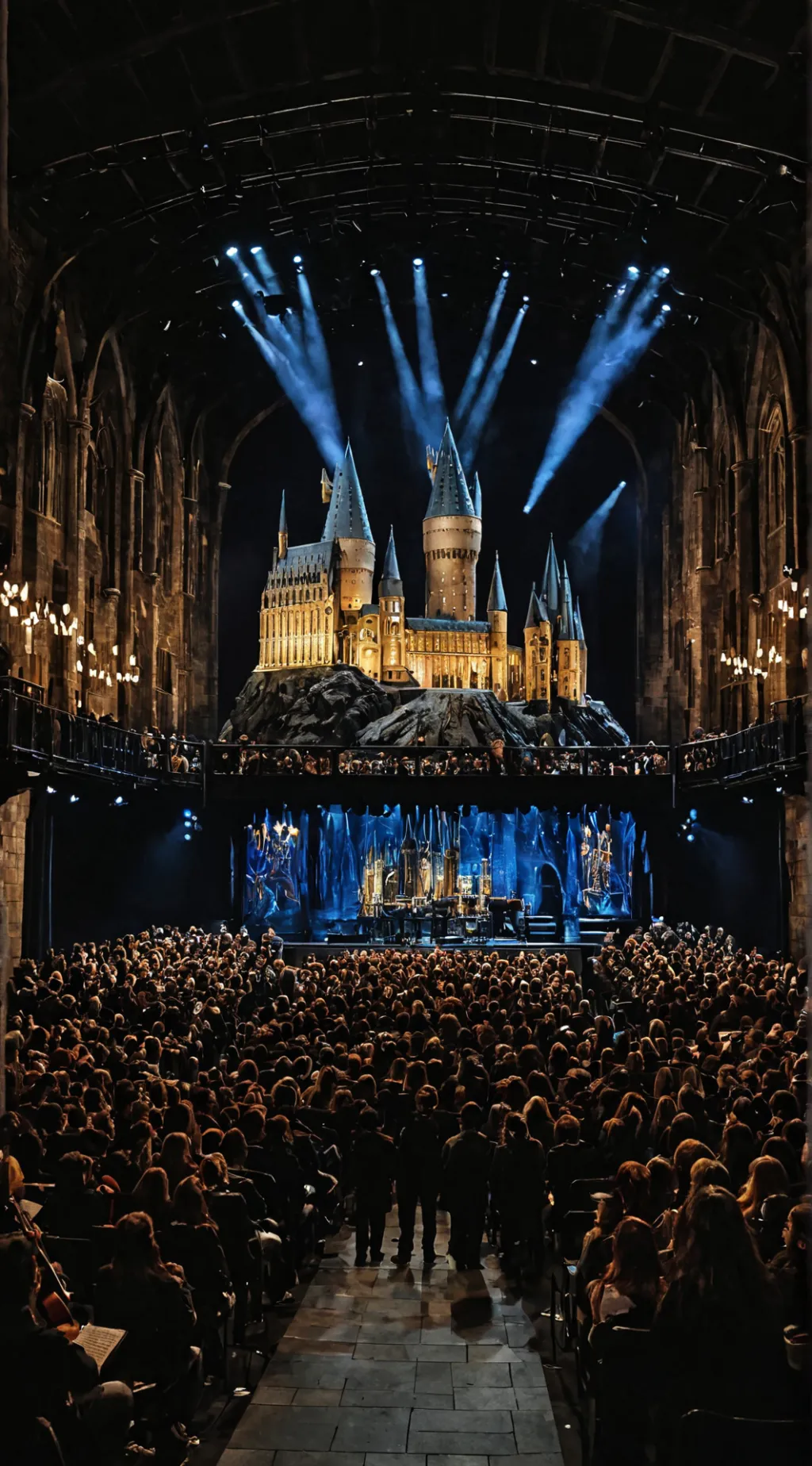 ai character: Hogwarts concert  background