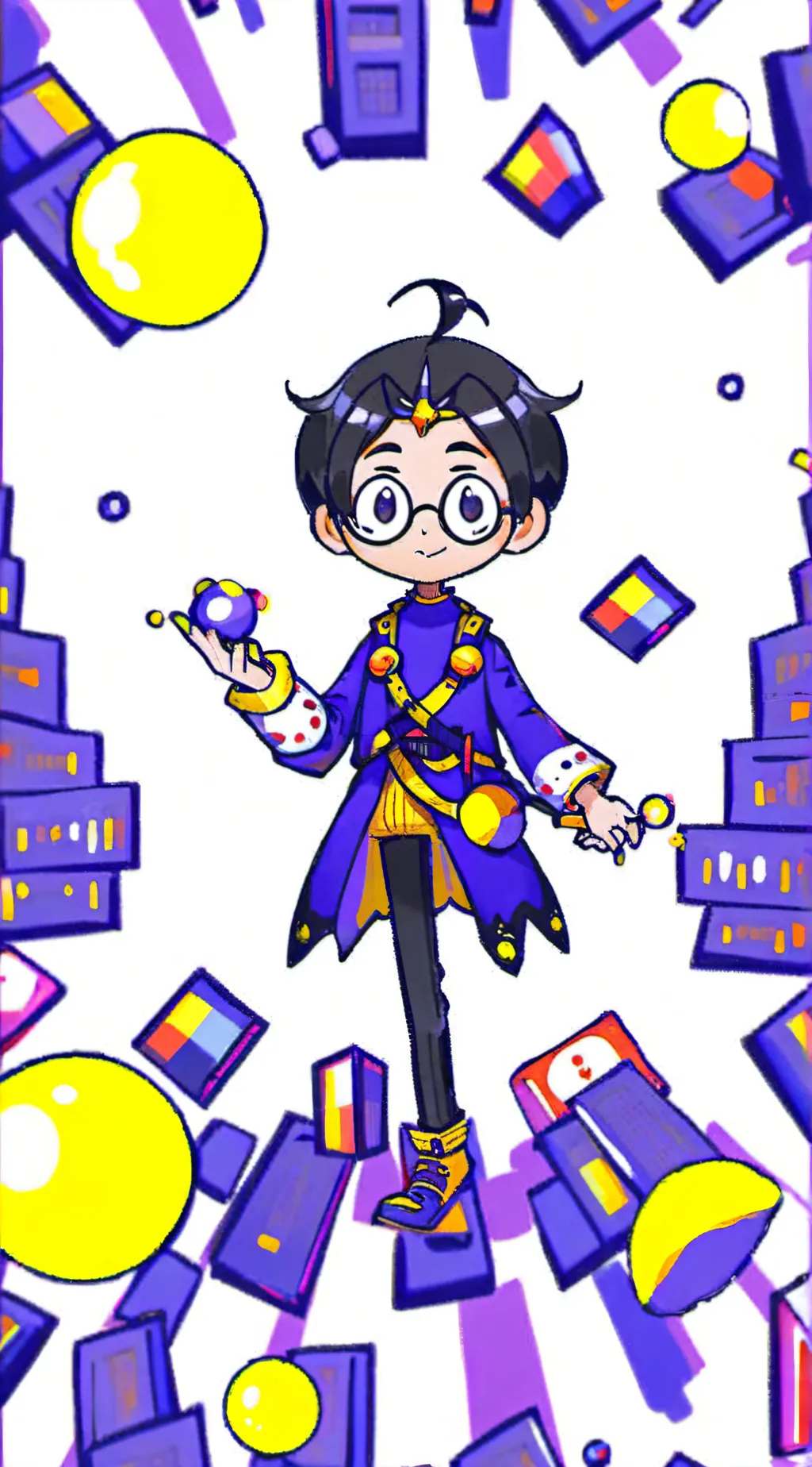 ai character: Klug  background