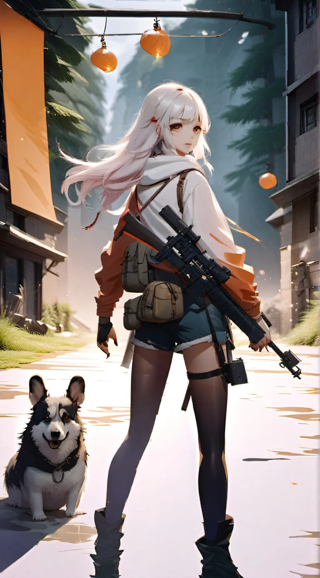 ai character: sweetie heart  background