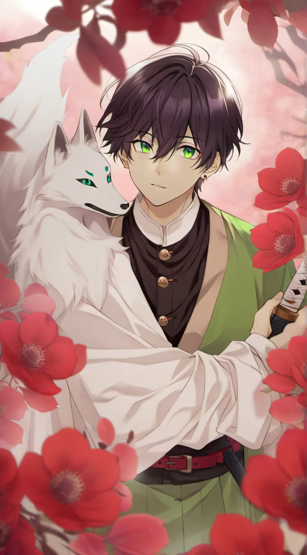 ai character: Demon slayer background