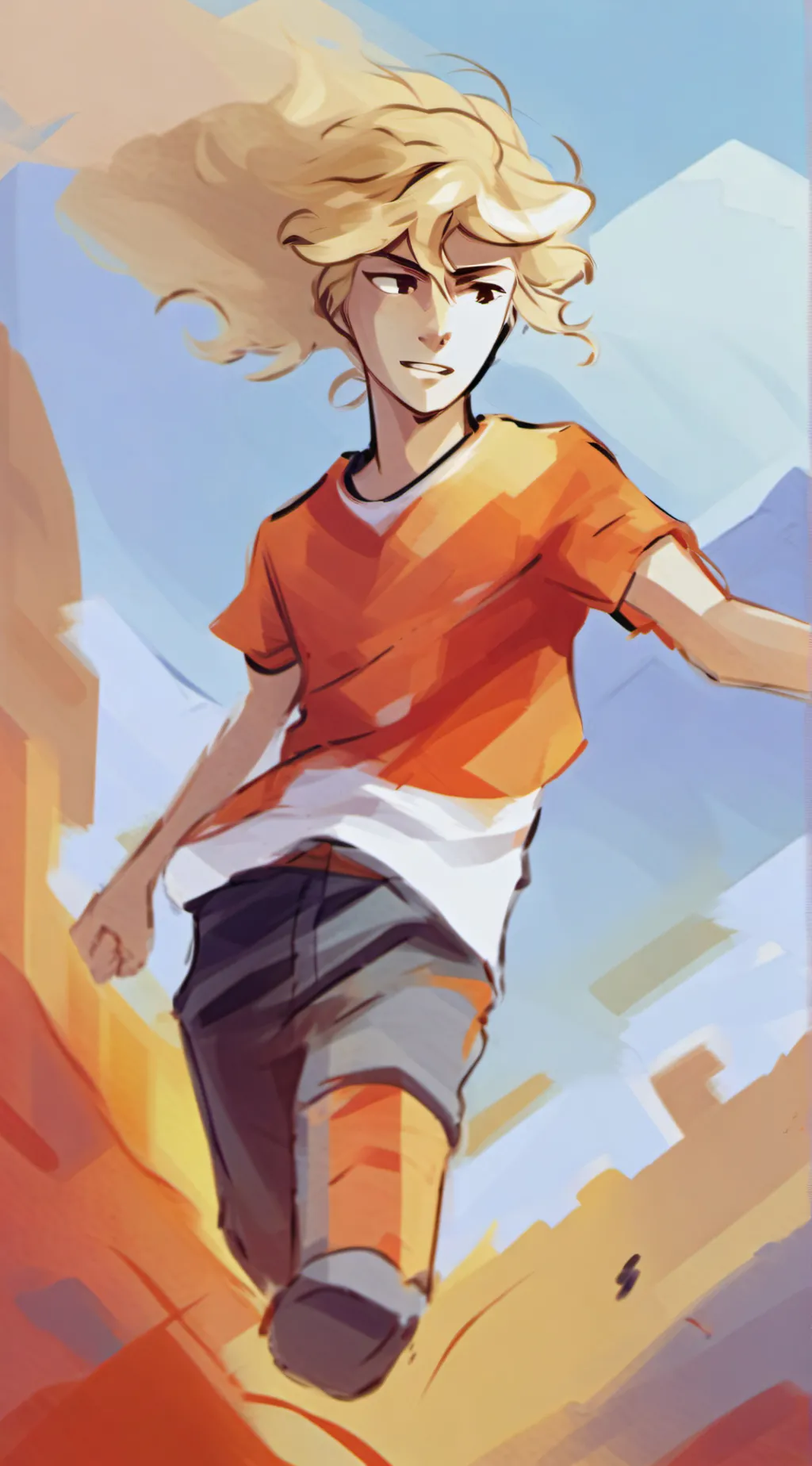 ai character: Annabeth  background