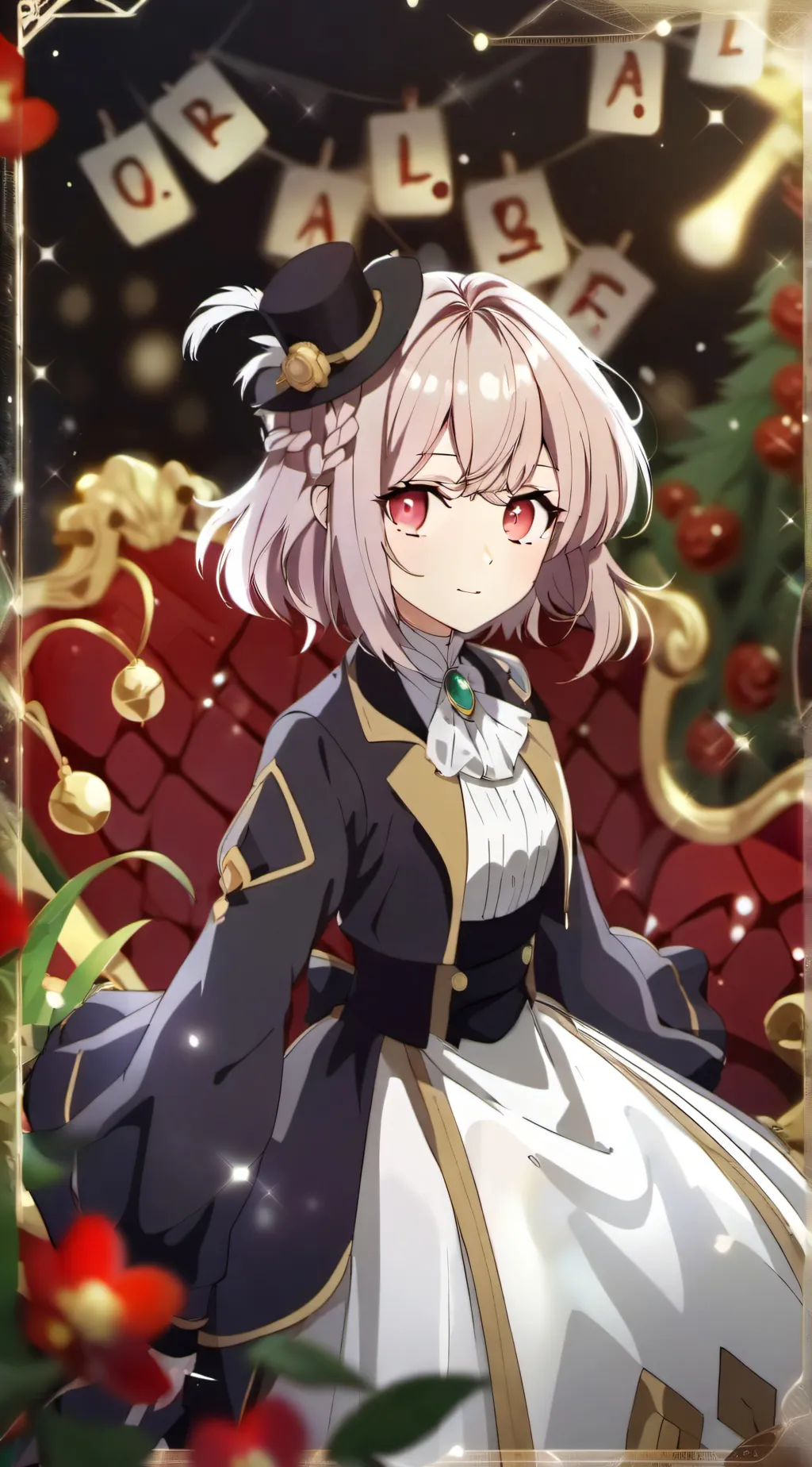 ai character: Hh birthday  background