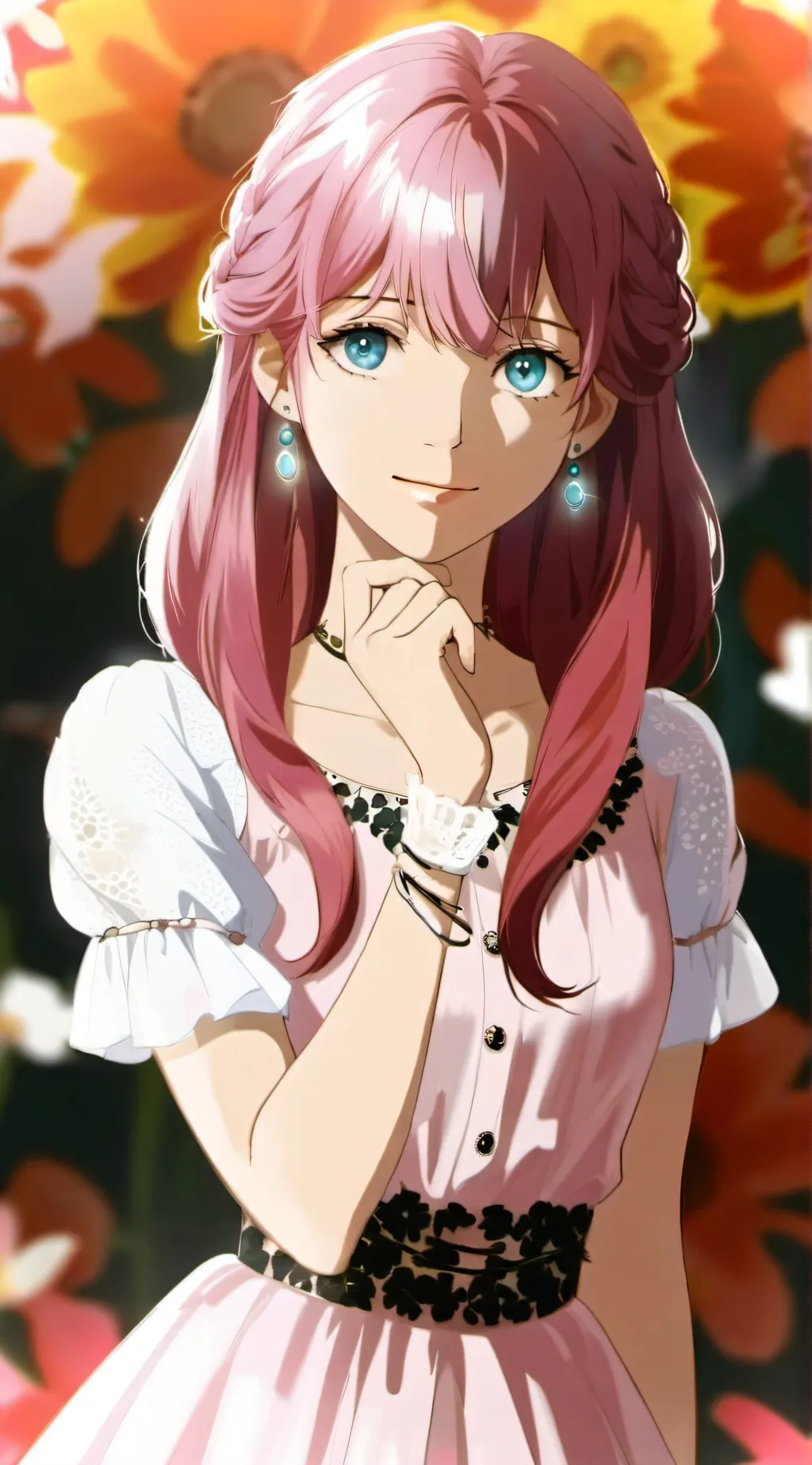ai character: Mitsuri Kanroji background