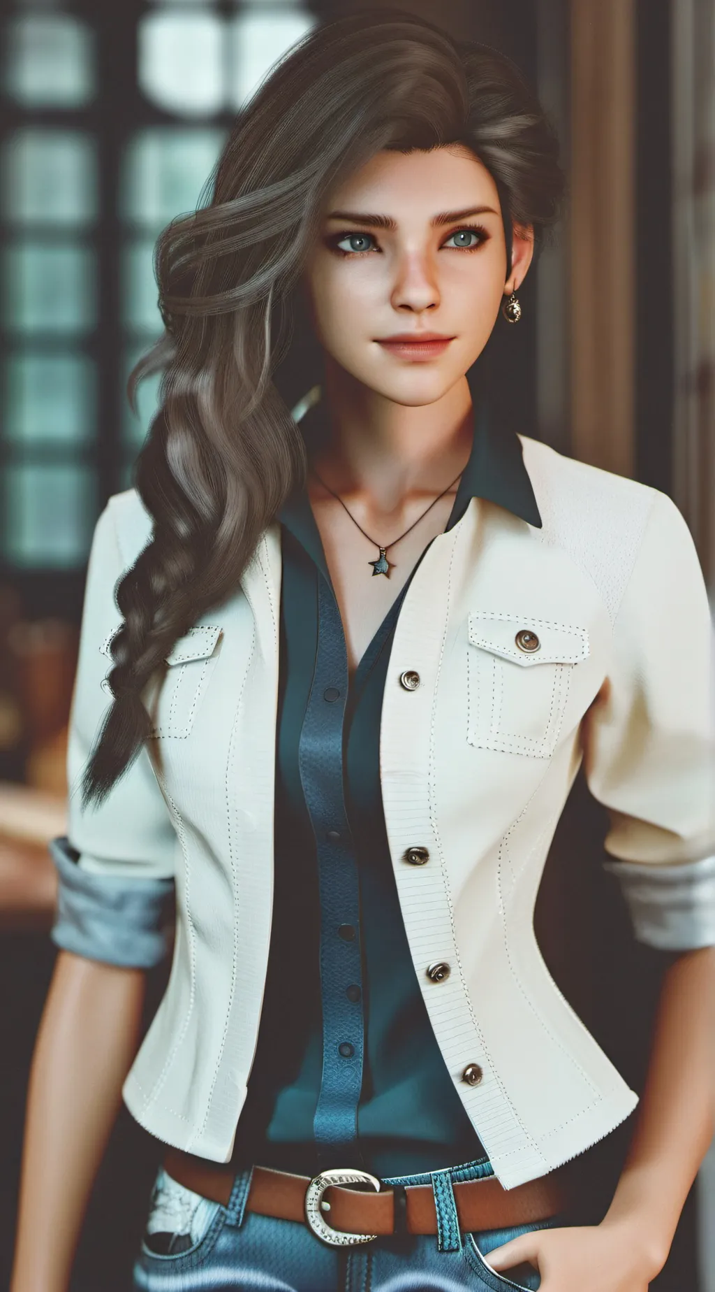 ai character: allison McCall  background