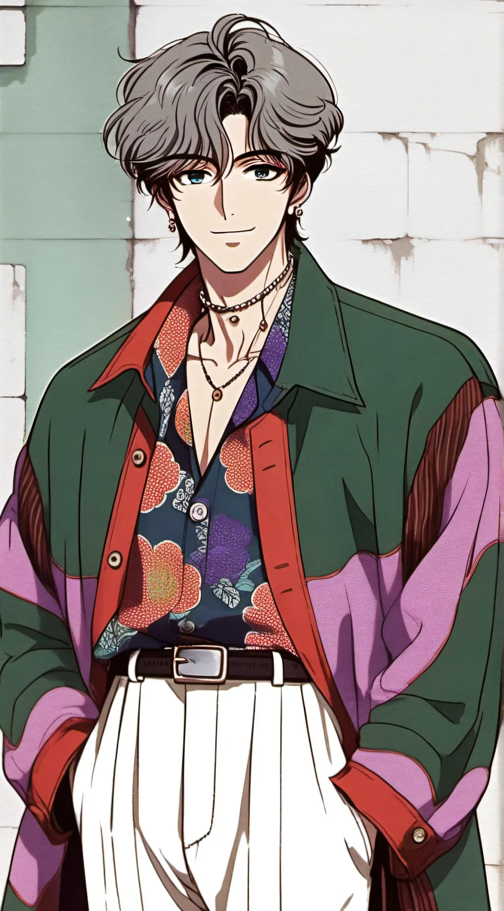 ai character: Leon background