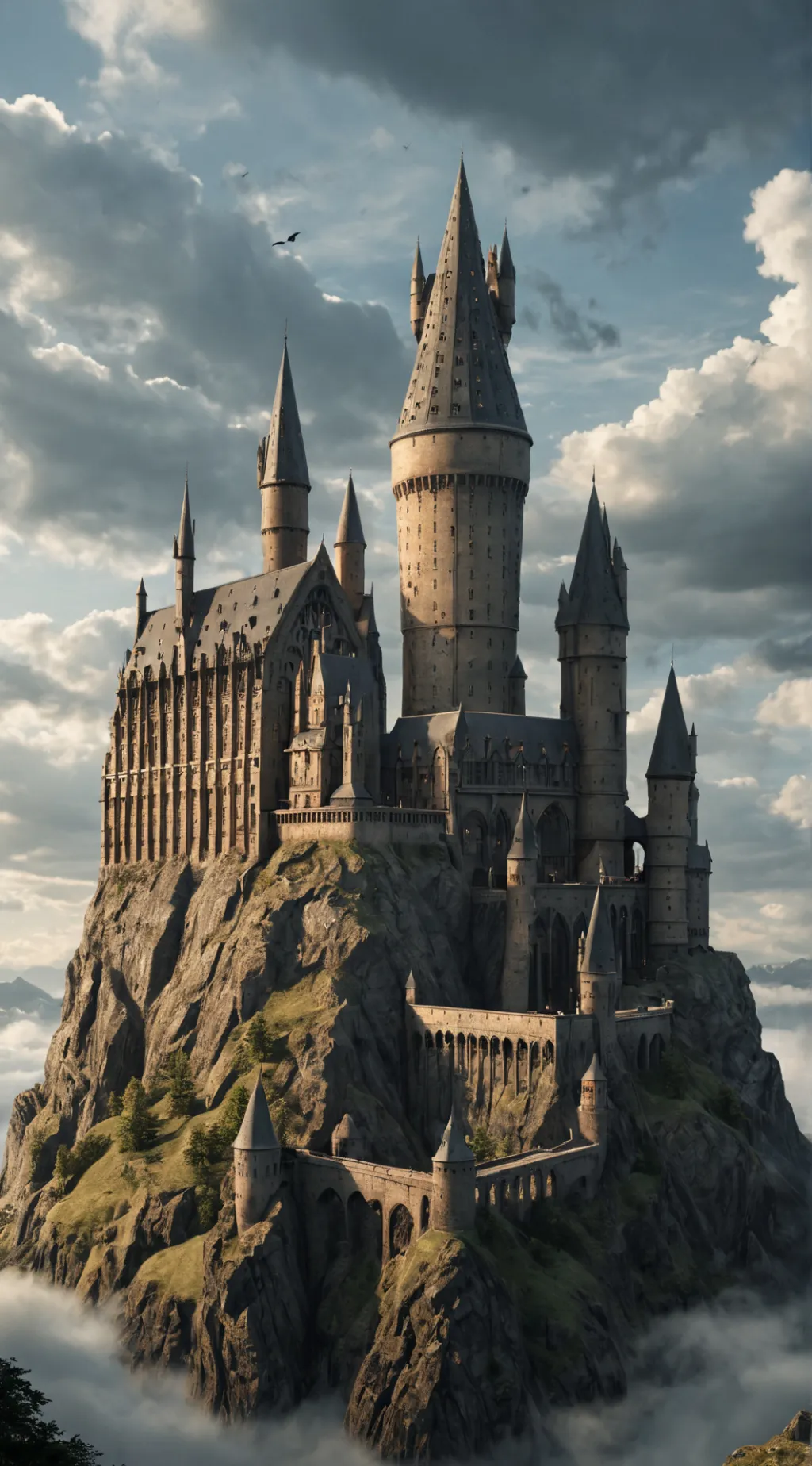 ai character: Hogwarts afterlife background