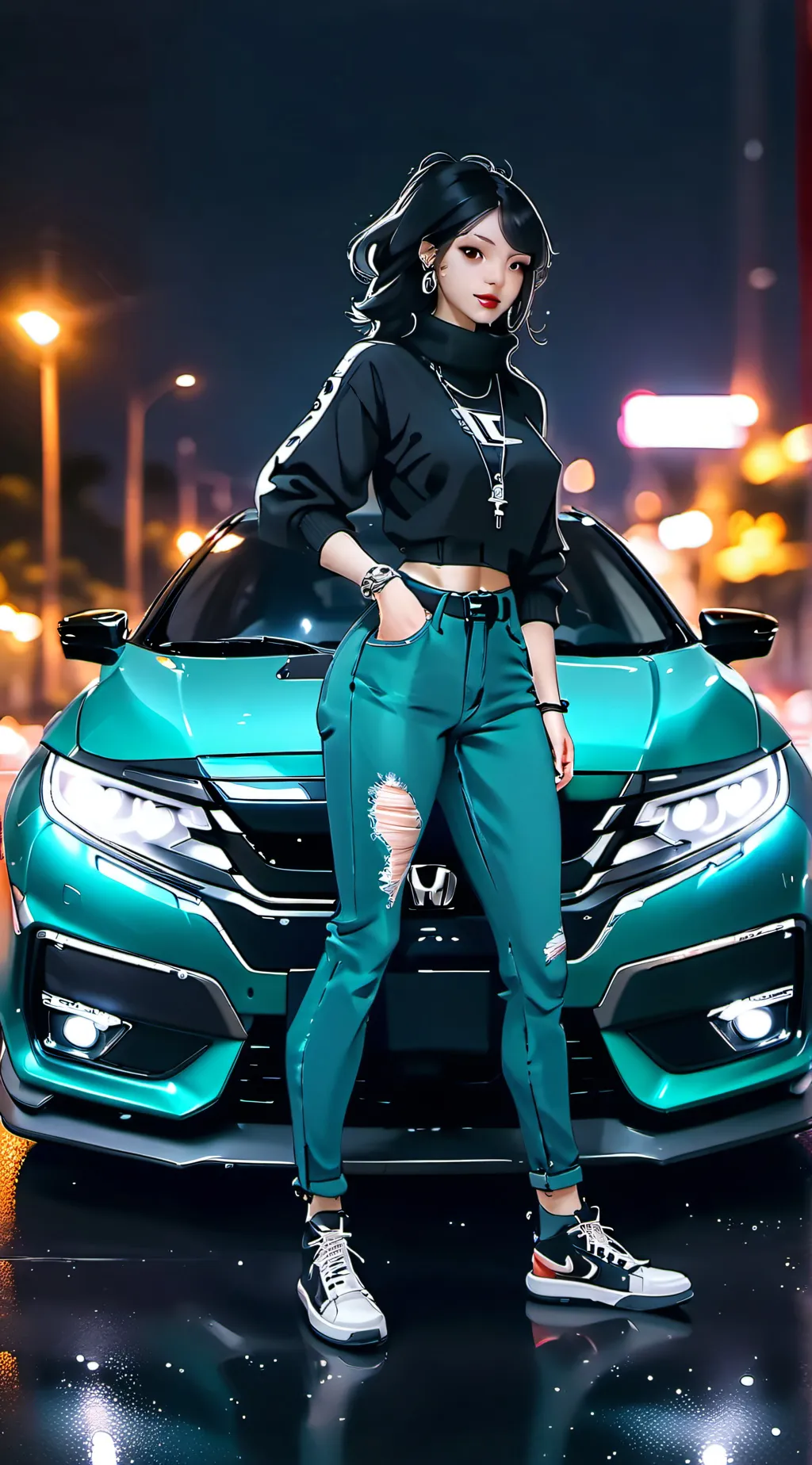 ai character: Mira background