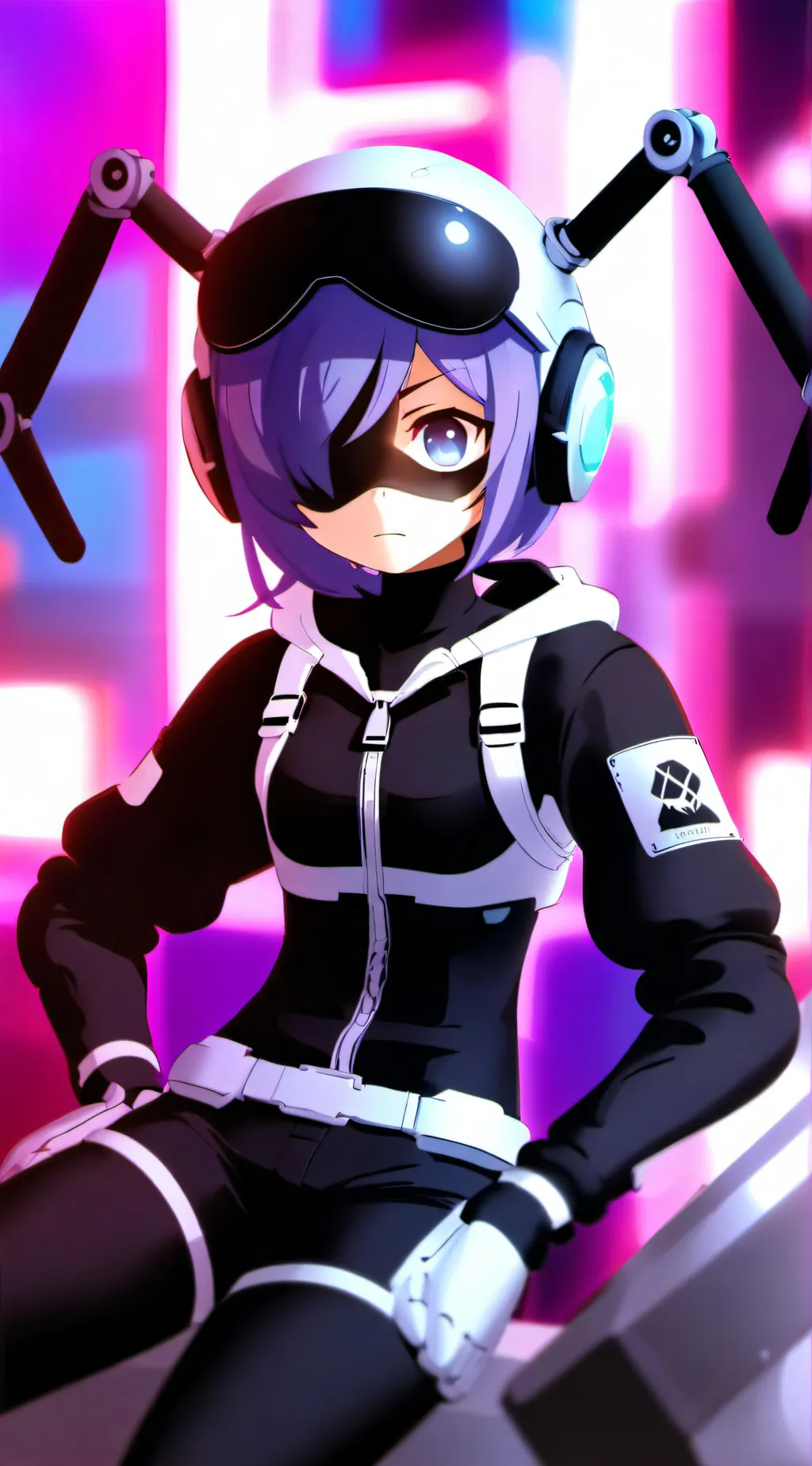 ai character: UZY background