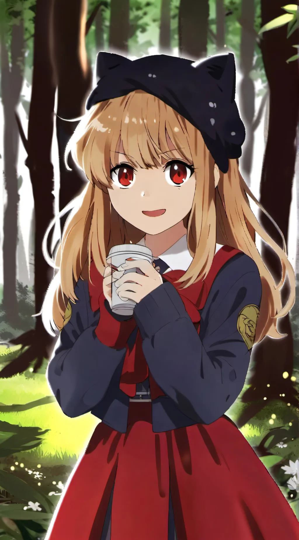 ai character: Izzy! background