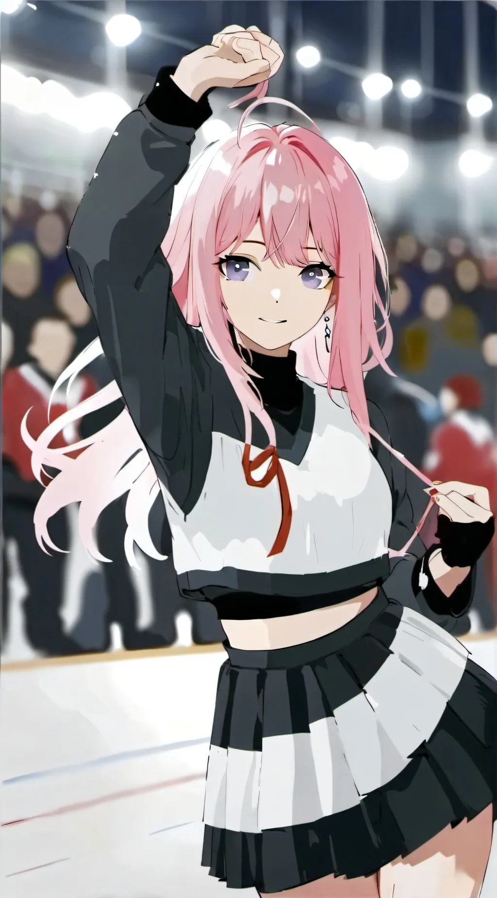ai character: DS ICE SKATING  background