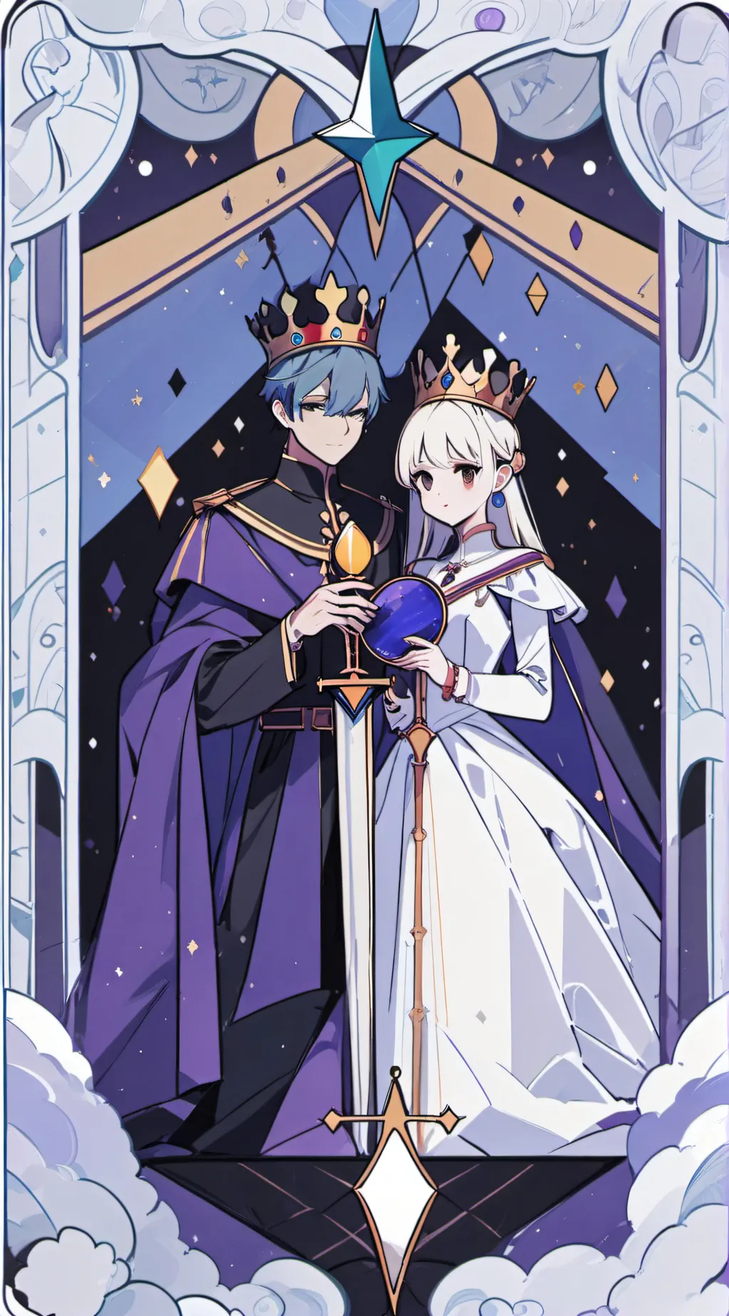 ai character: the Evil king  background