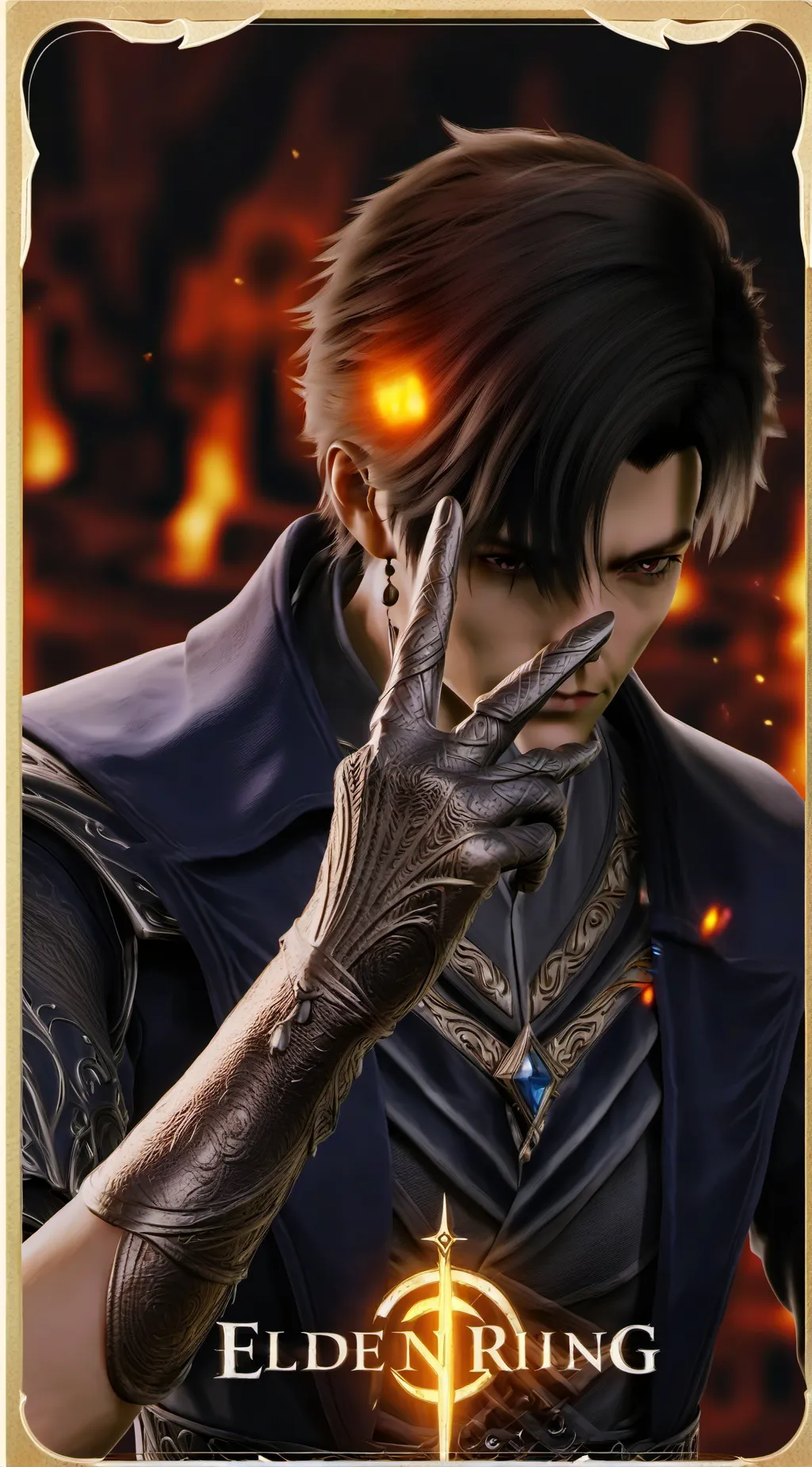 ai character: Demon king background