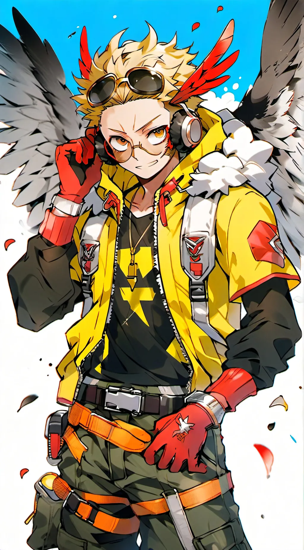 ai character: MHA Pro Heroes background