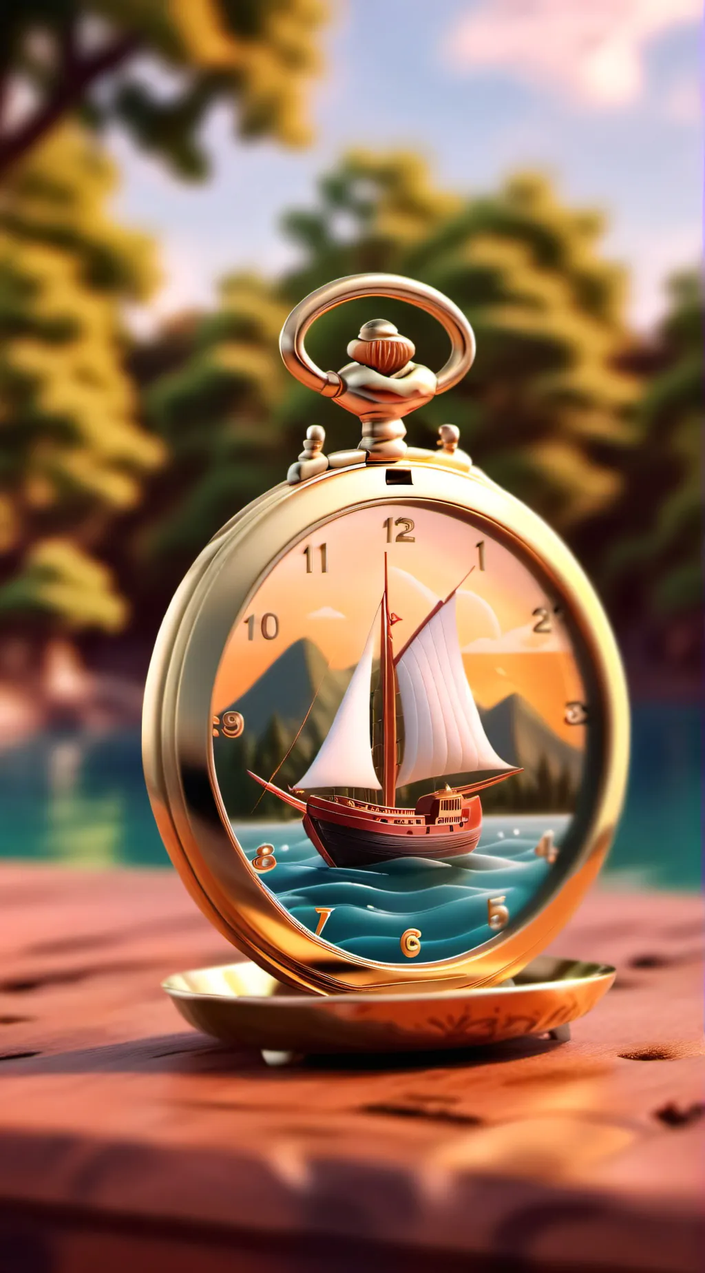 ai character: the pocket watch  background