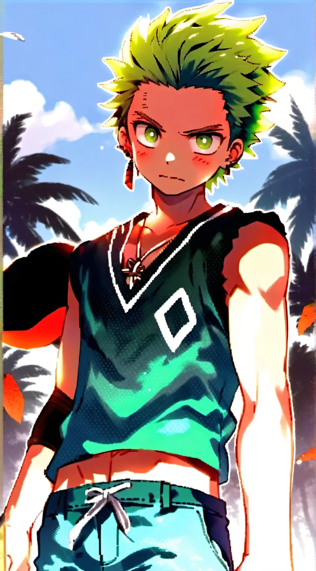 ai character: 🍺 Zoro🍺 background