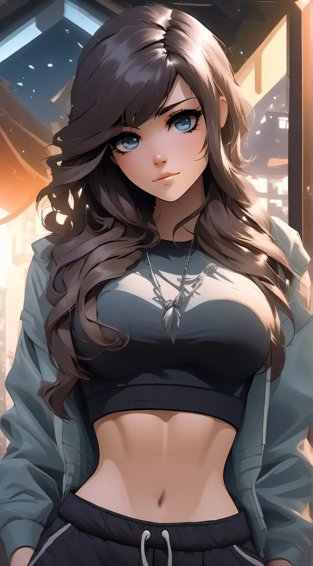 ai character: New School background