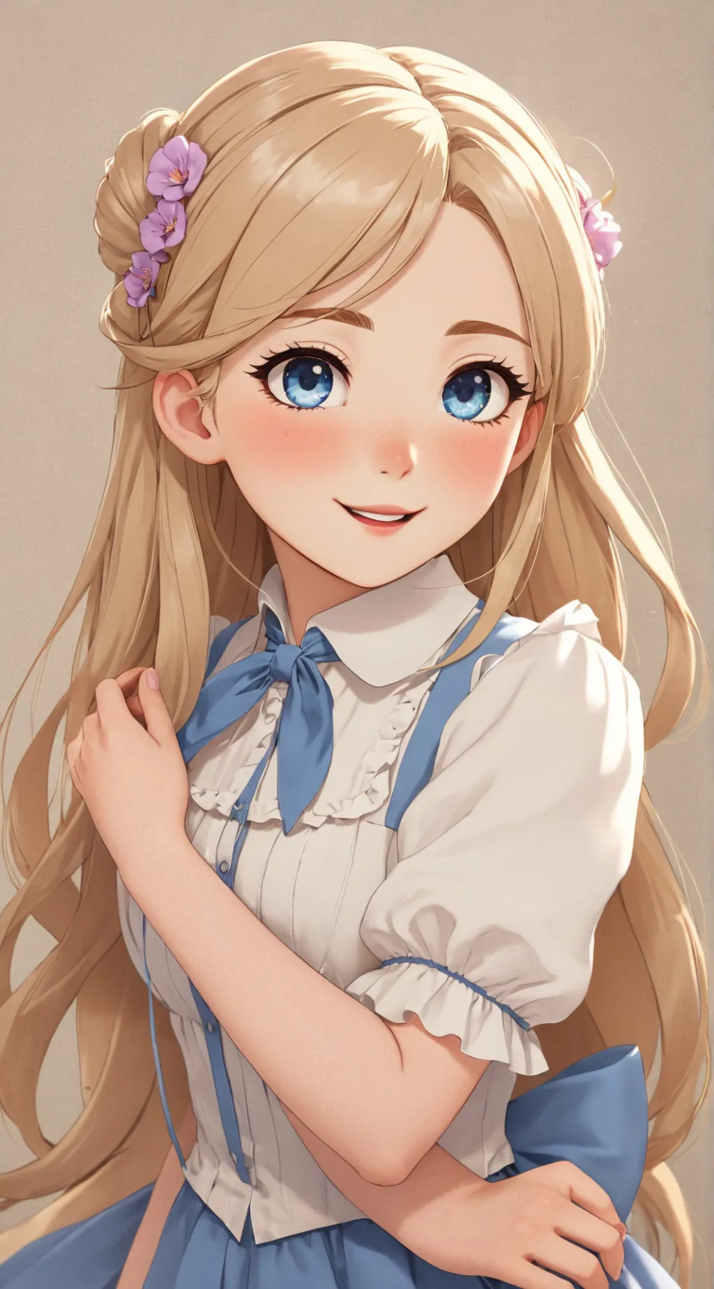 ai character: Elizabeth & Mary  background