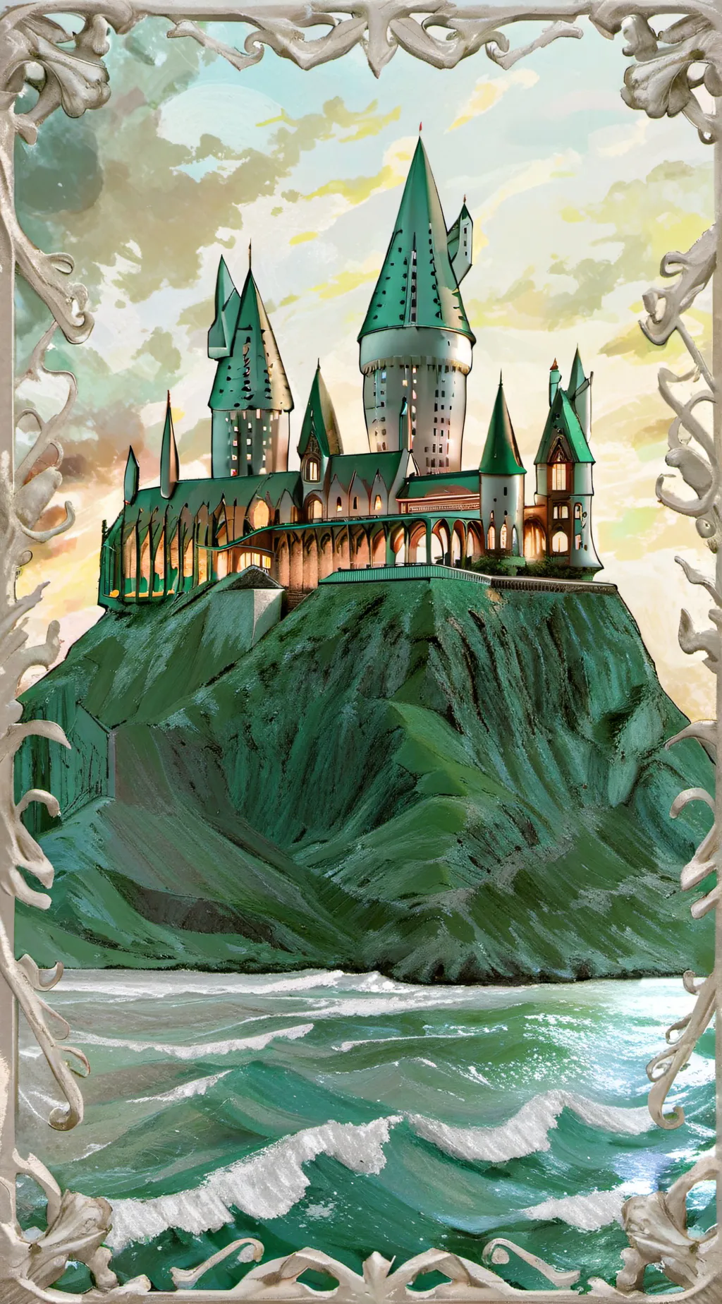 ai character: HOGWARTS! background