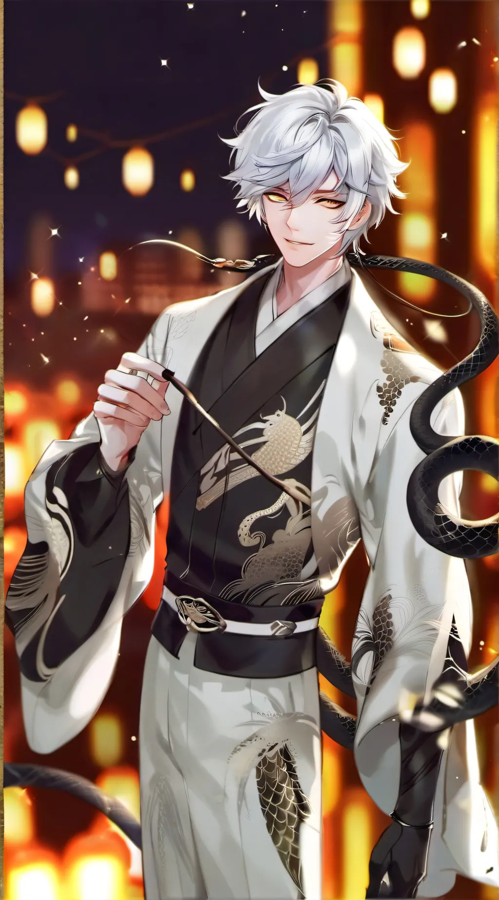 ai character: Obanai Iguro background