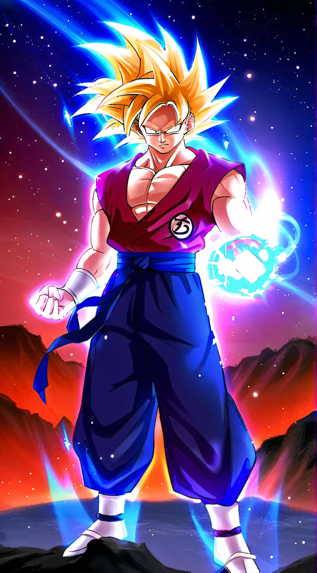 ai character: goku background