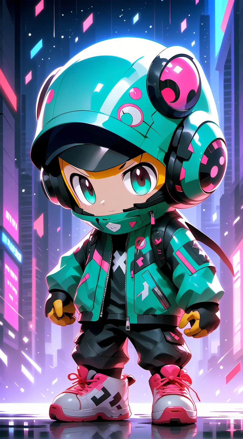 ai character: Frosting  background