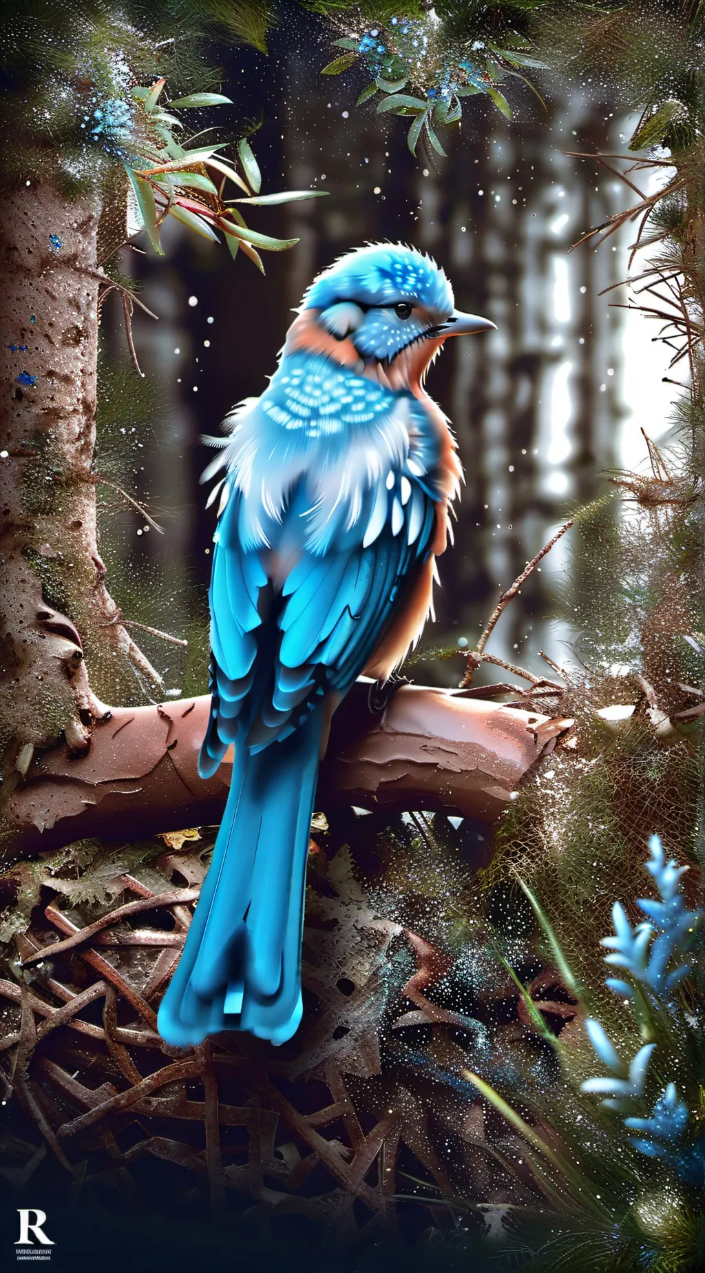 ai character: Twitter background