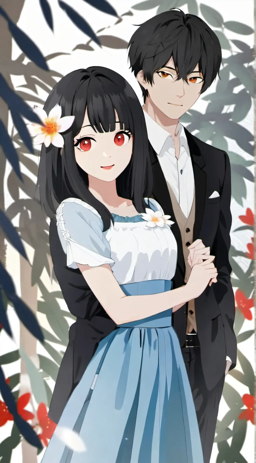ai character: MHA fight background