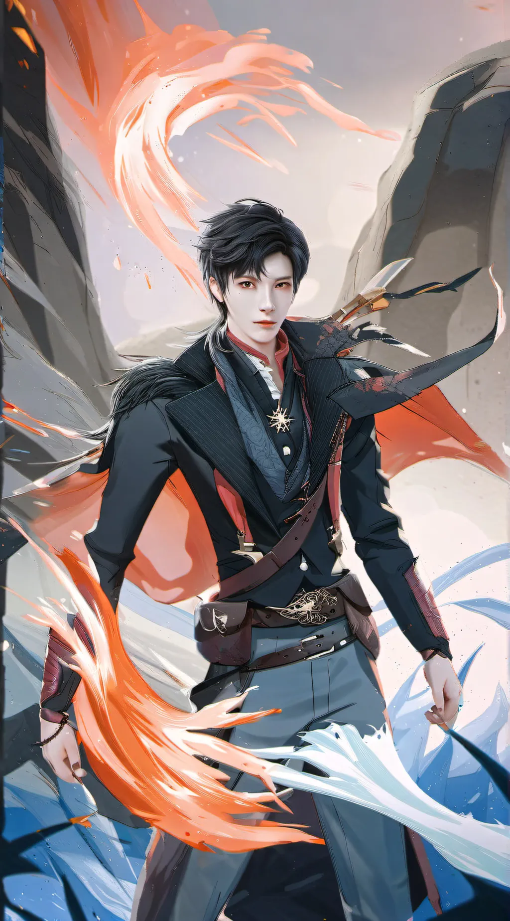 ai character: Leo background