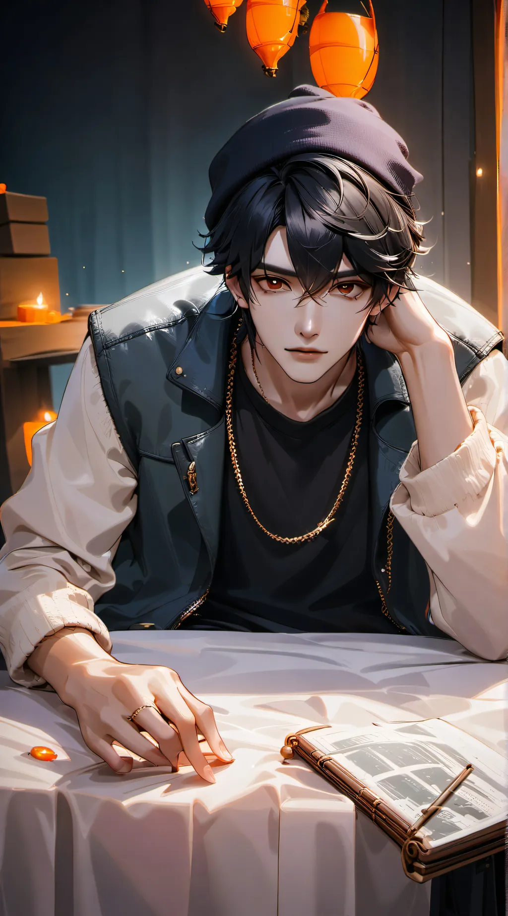 ai character: *+Ash+* background