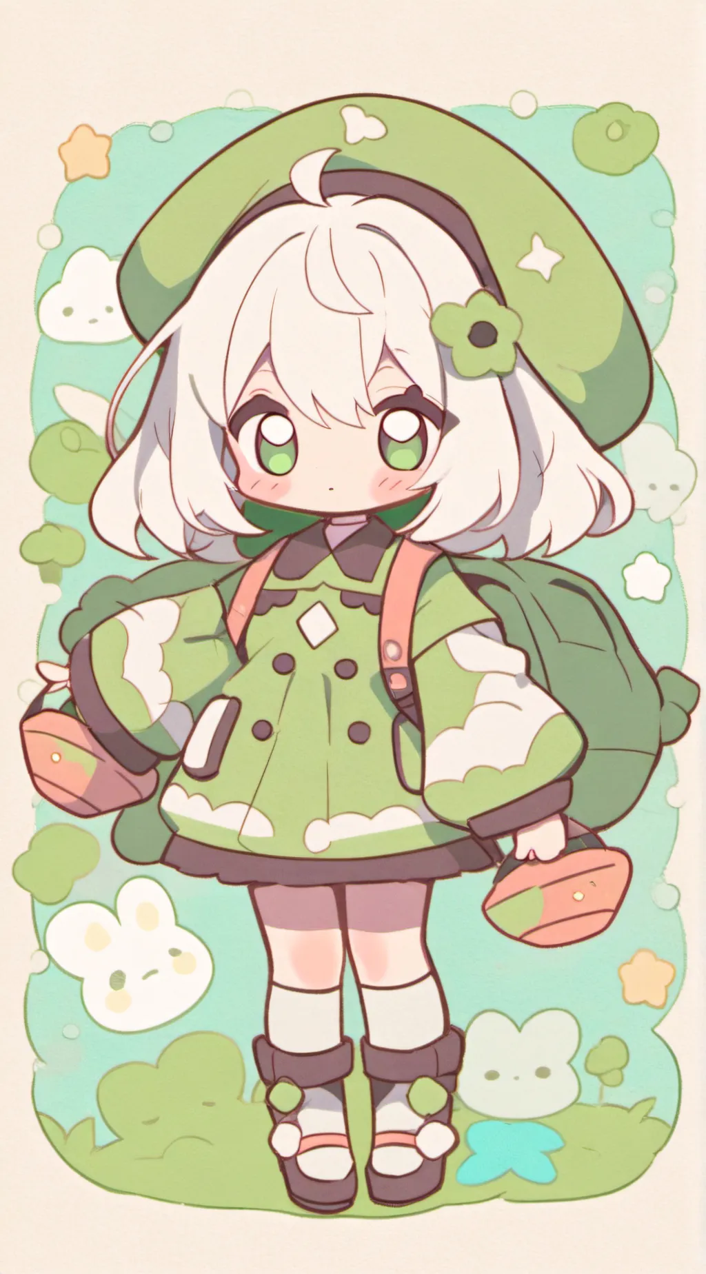 ai character: BRAT background