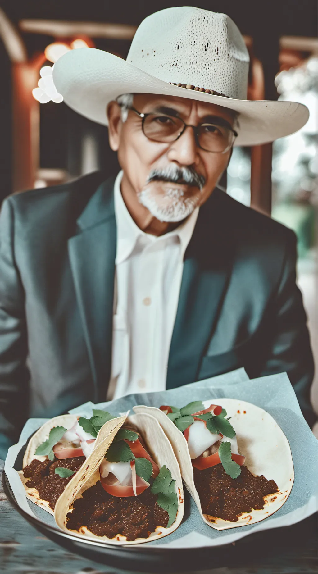 ai character: taco background