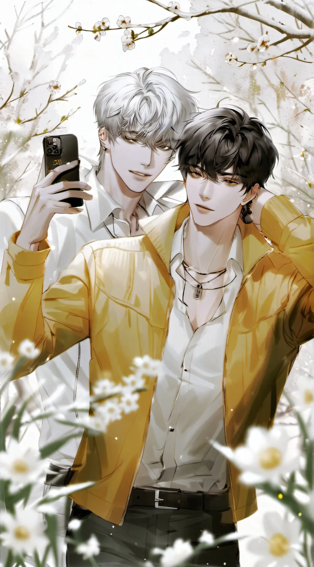 ai character: leo and aaron background