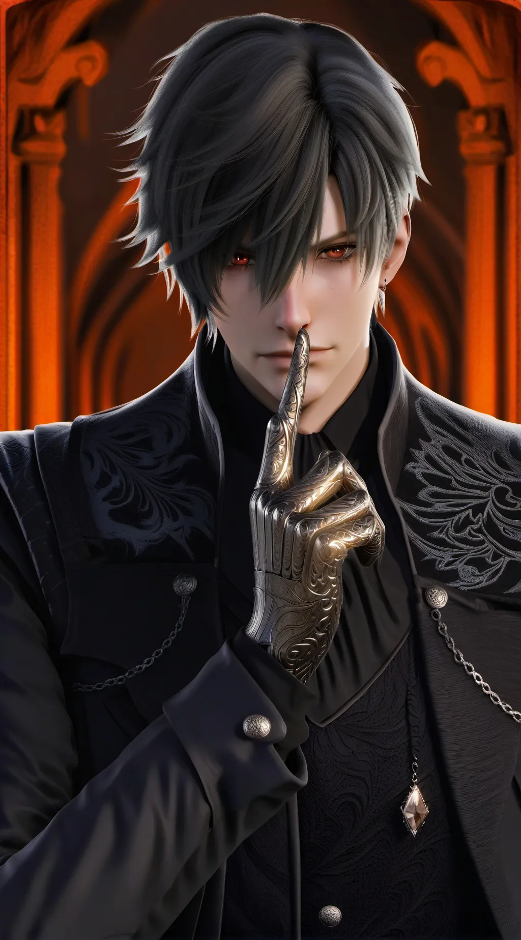 ai character: Damien background