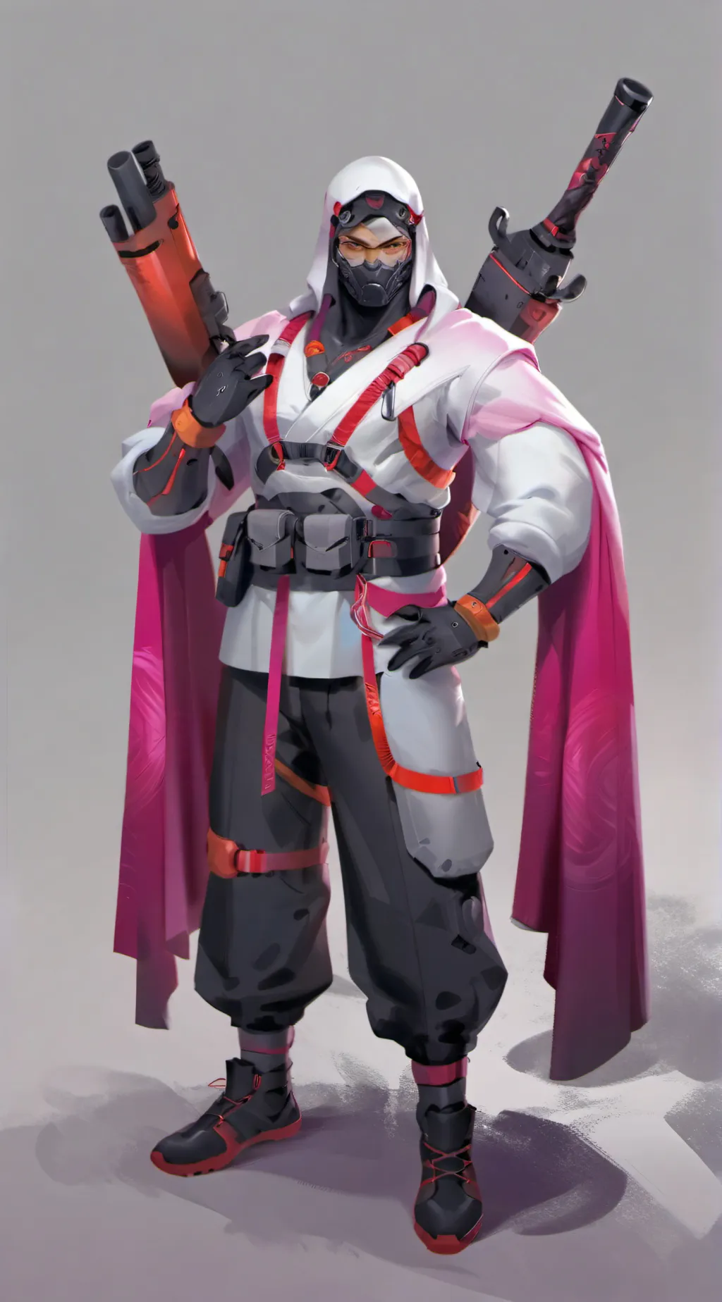 ai character: anti-furry soilder background