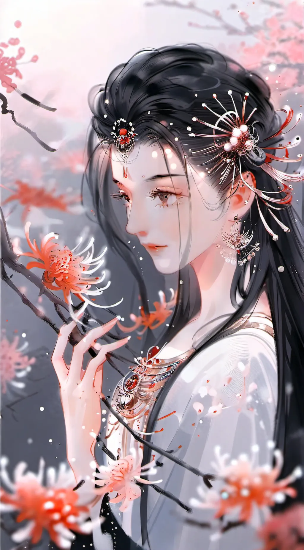 ai character: 𖥸Rei𖥸 background