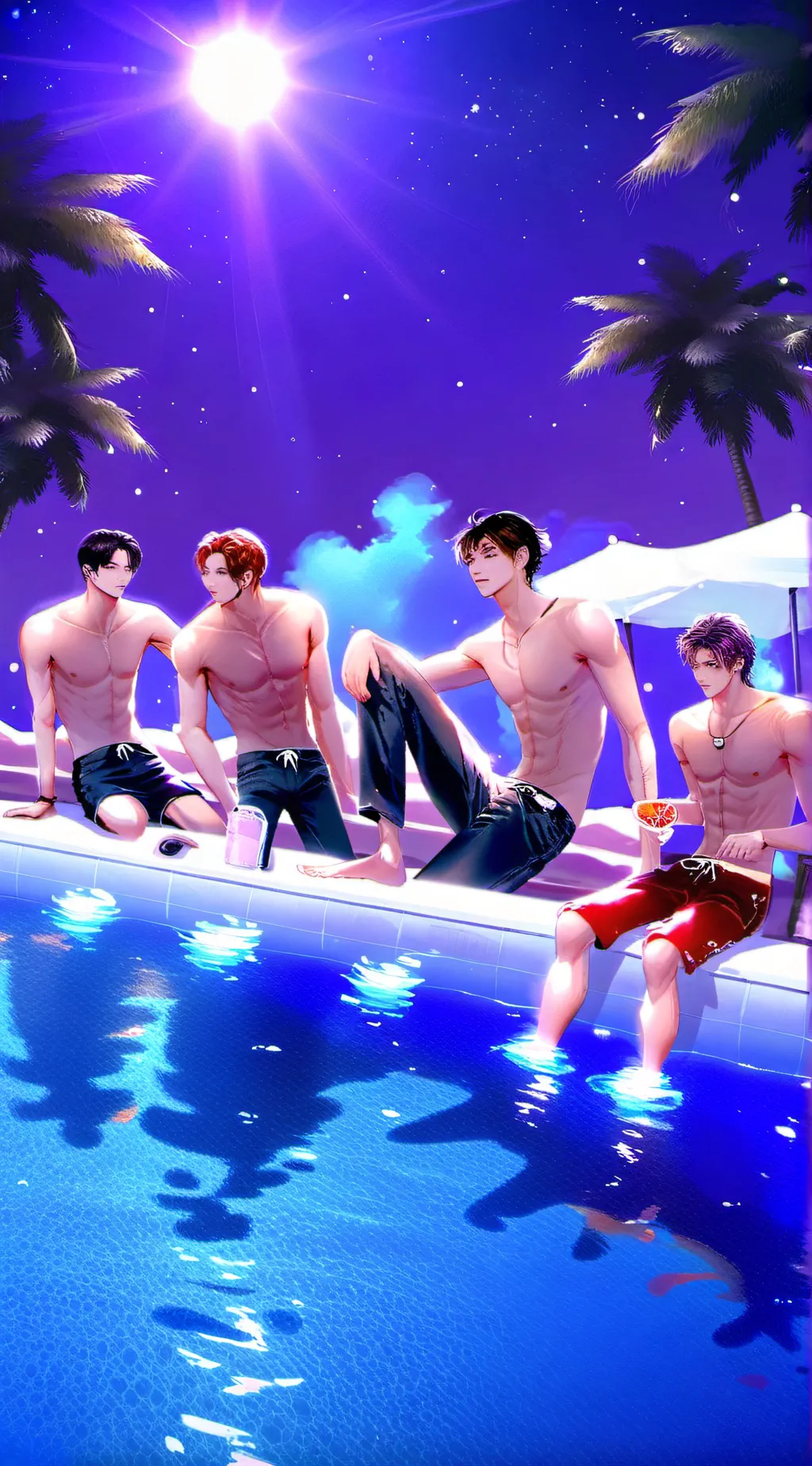 ai character: Popular boys  background