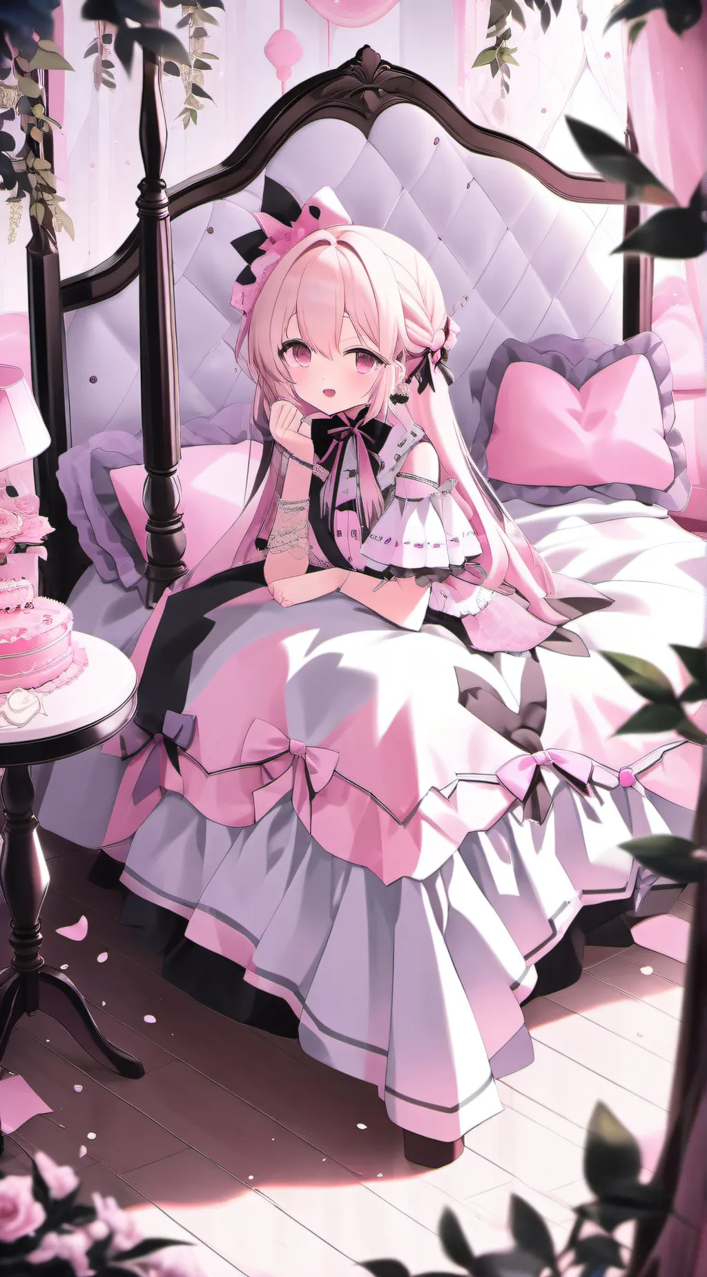 ai character: MHA pro sleepover background