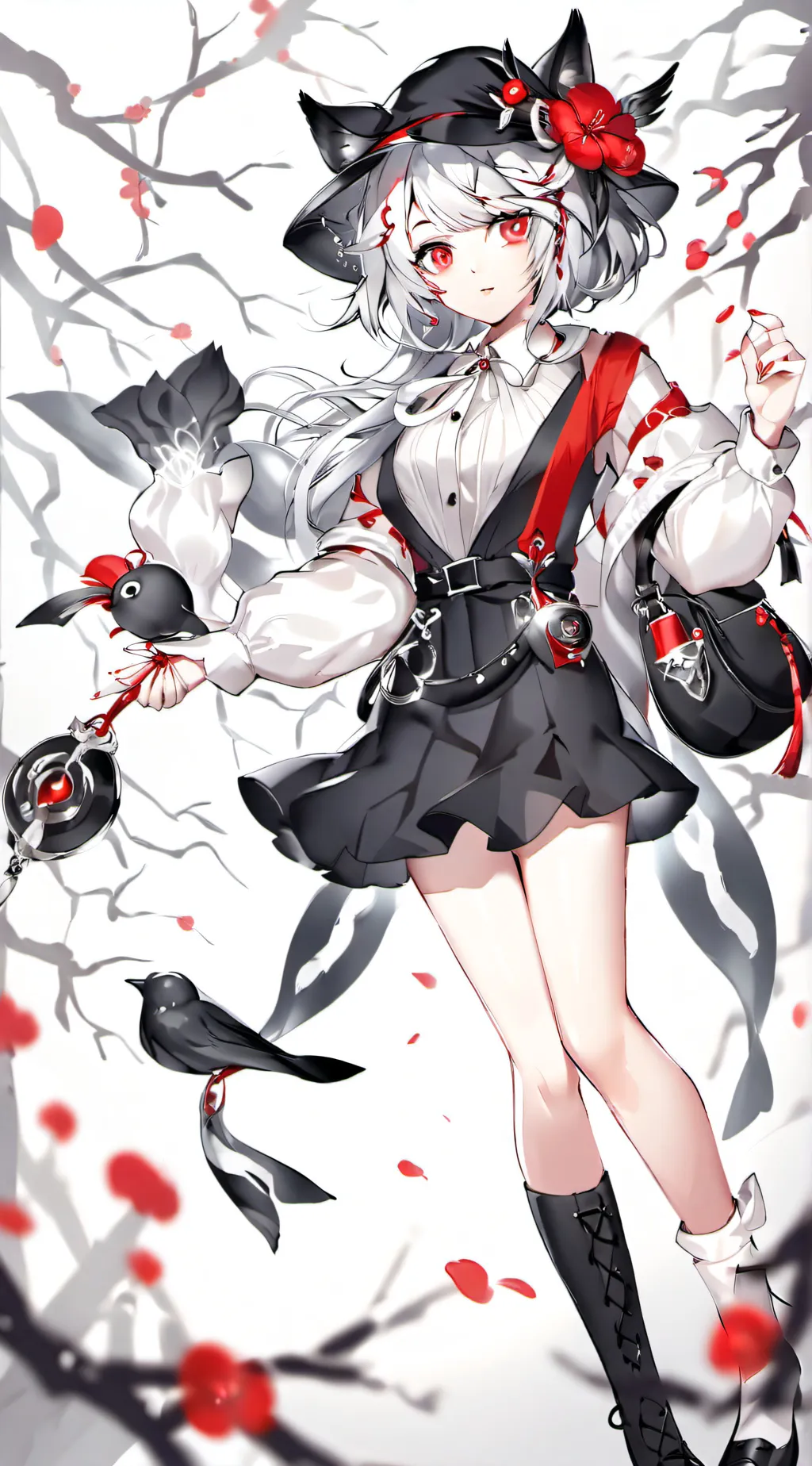 ai character: scarlet  background
