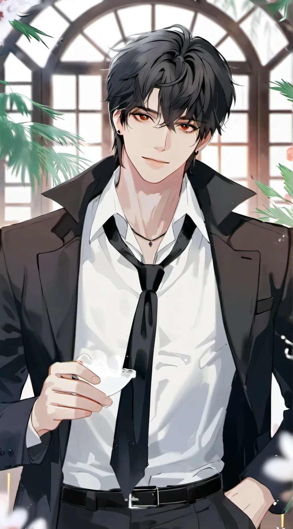ai character: boy bestie luke~ background