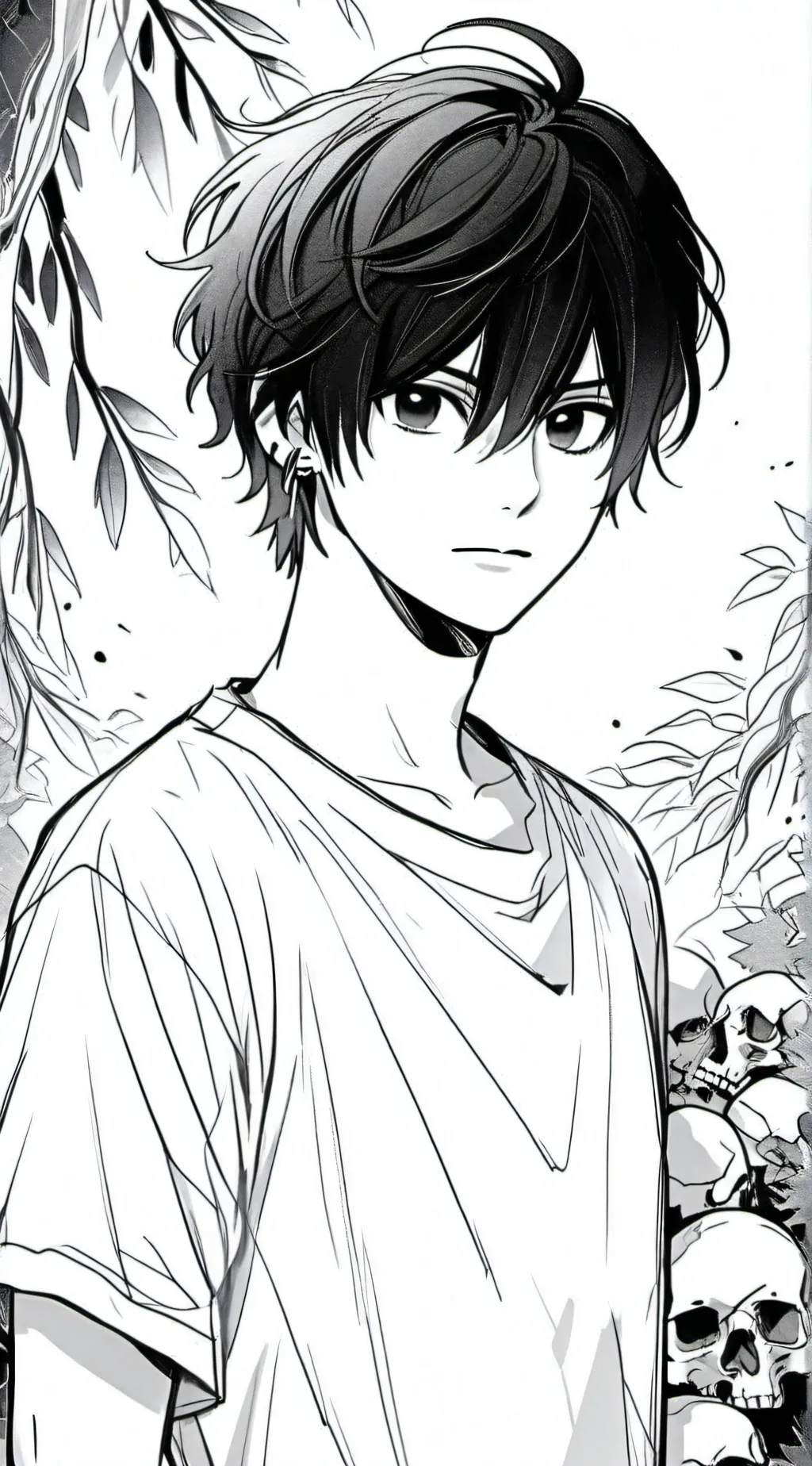 ai character: Nico Di Angelo background