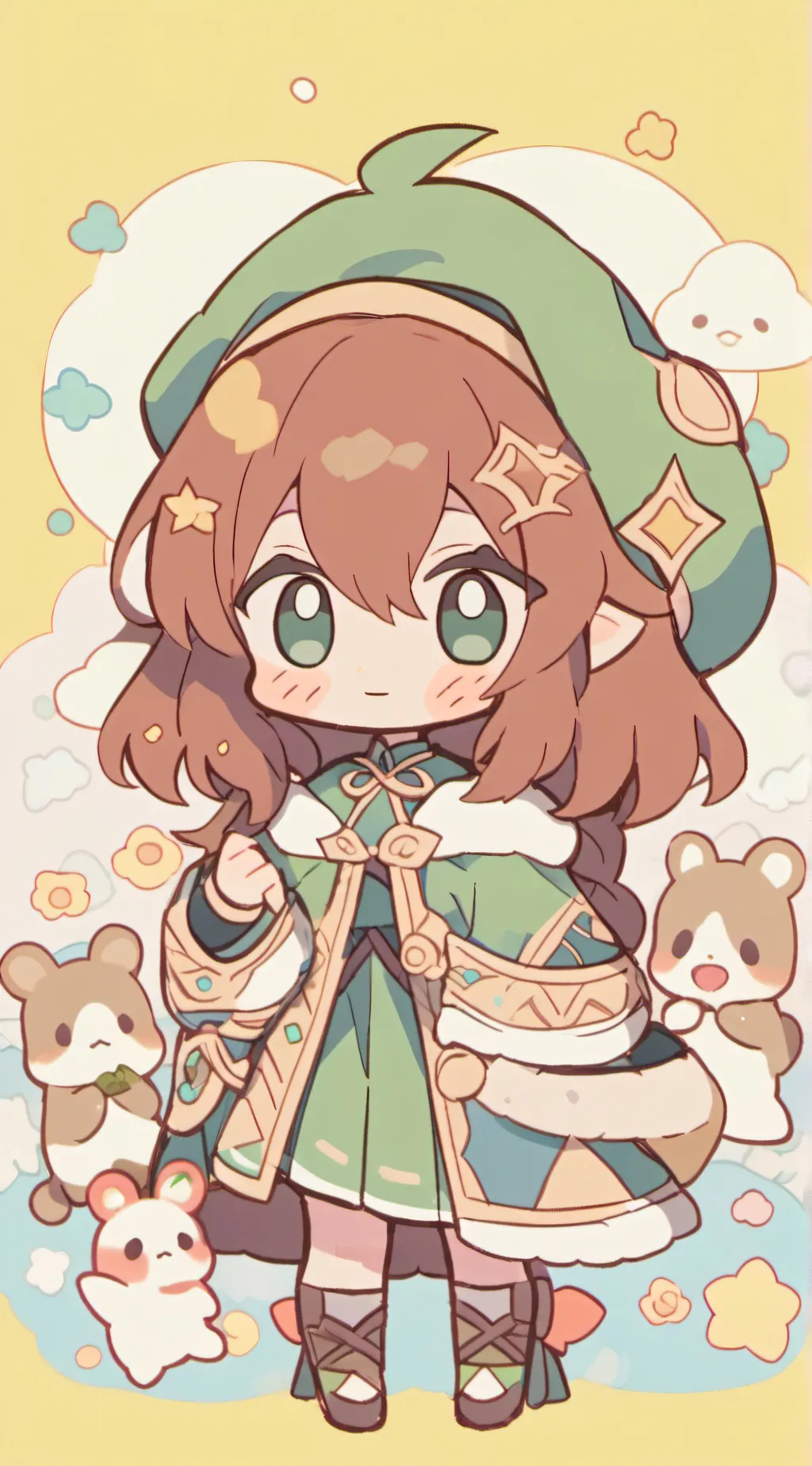 ai character: Ayaka background