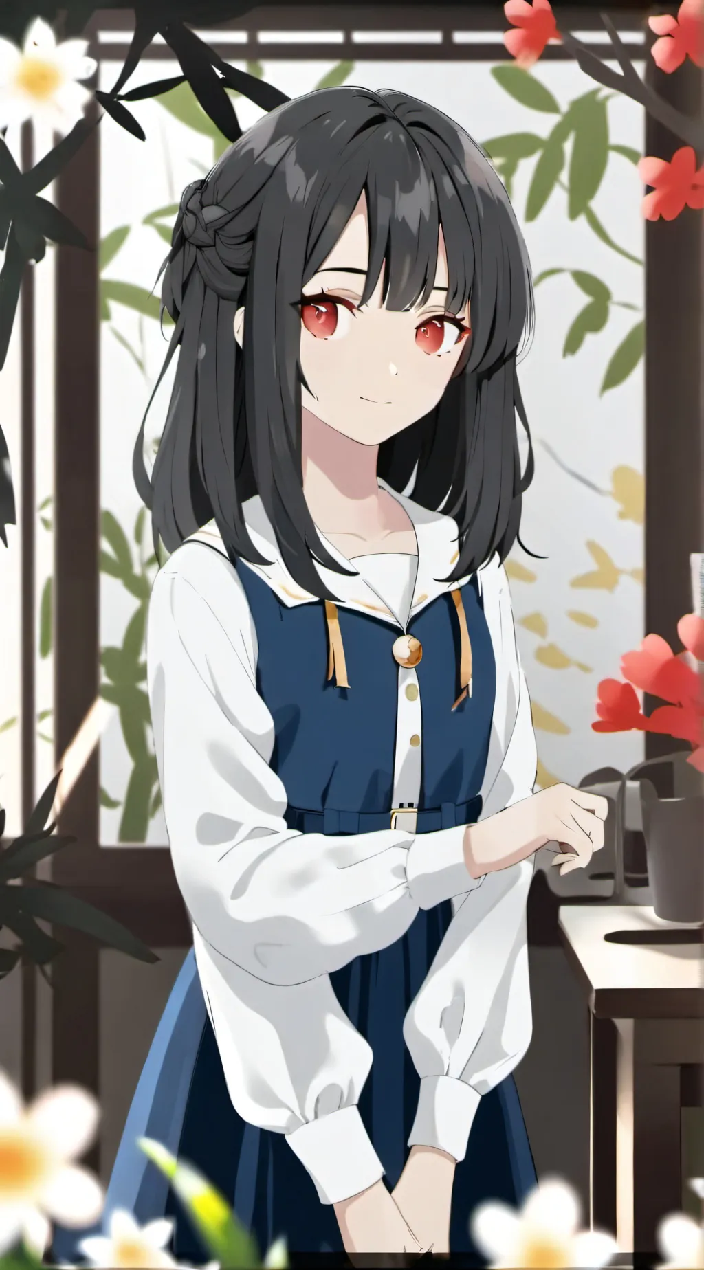 ai character: luna background