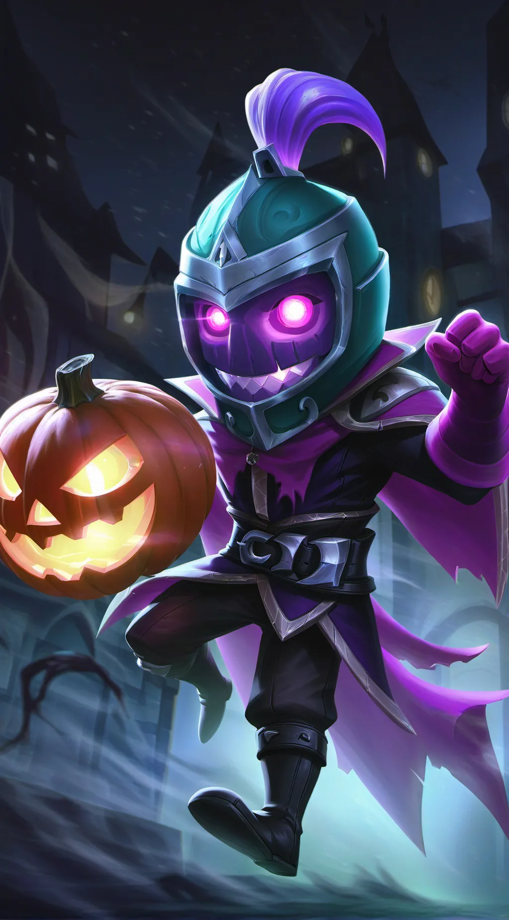 ai character: Halloween JJK background