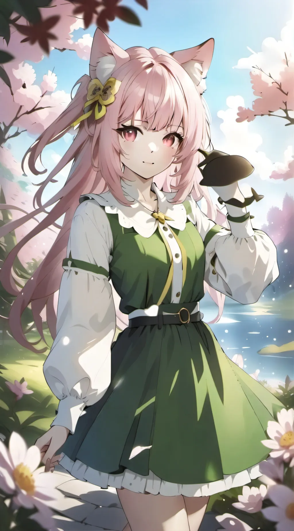ai character: Sakura Bloom background