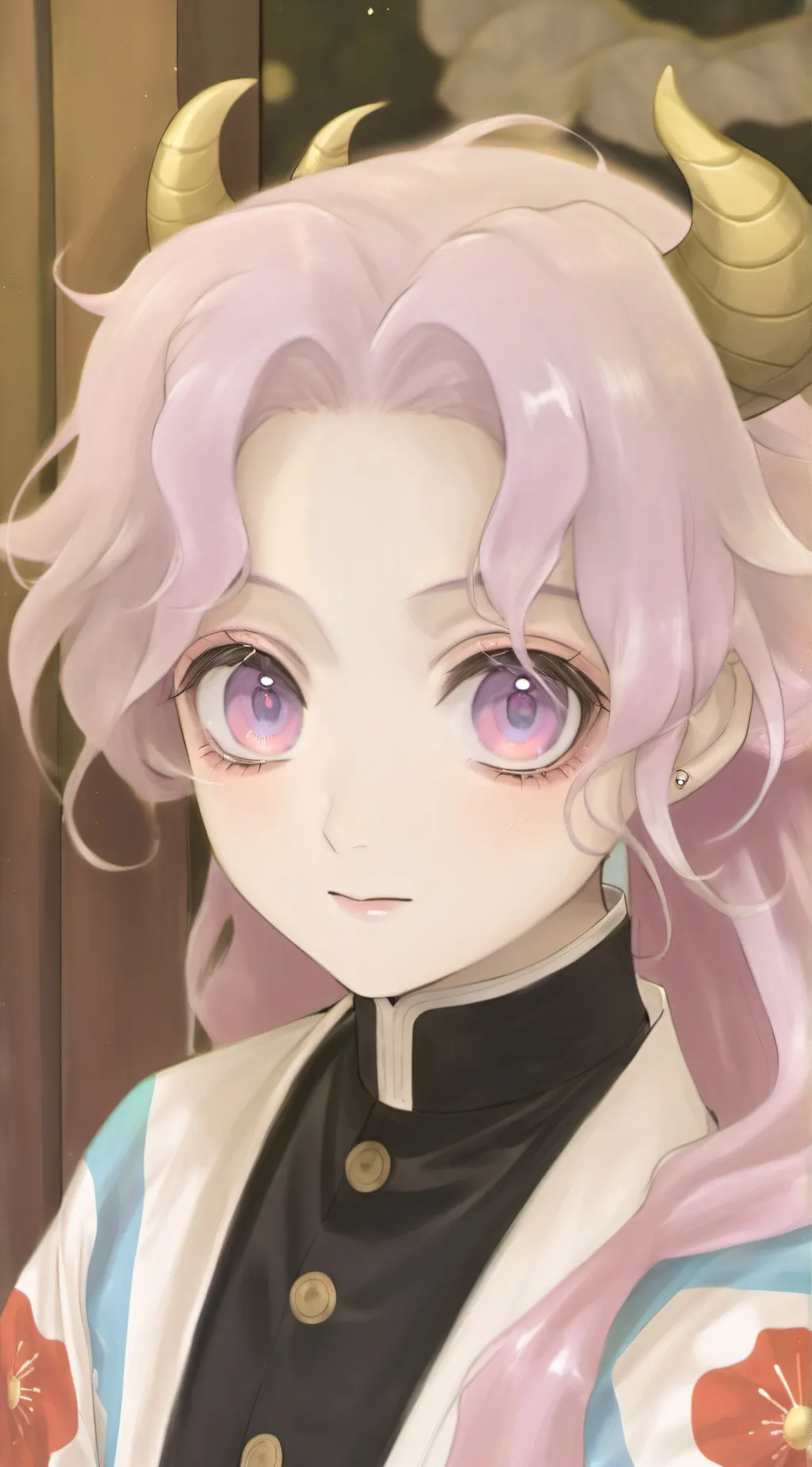 ai character: demon Slayer  background