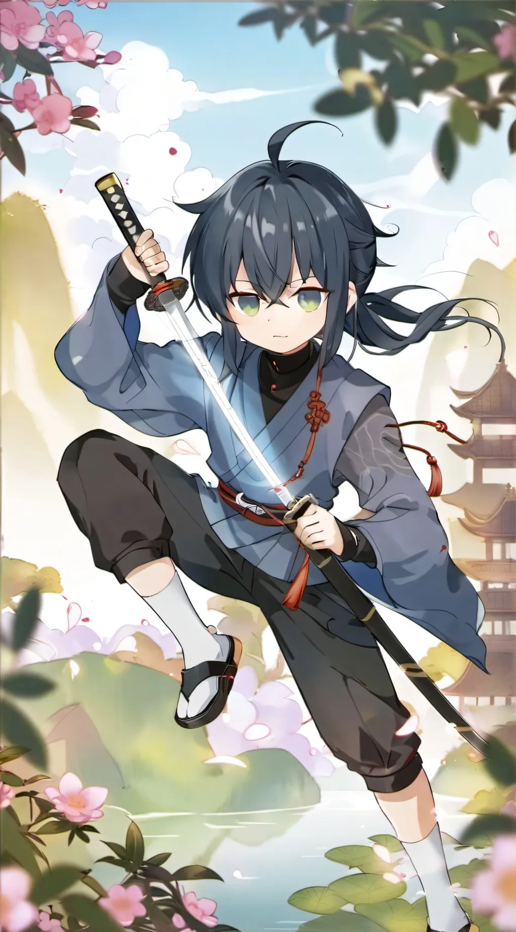 ai character: Muichiro background