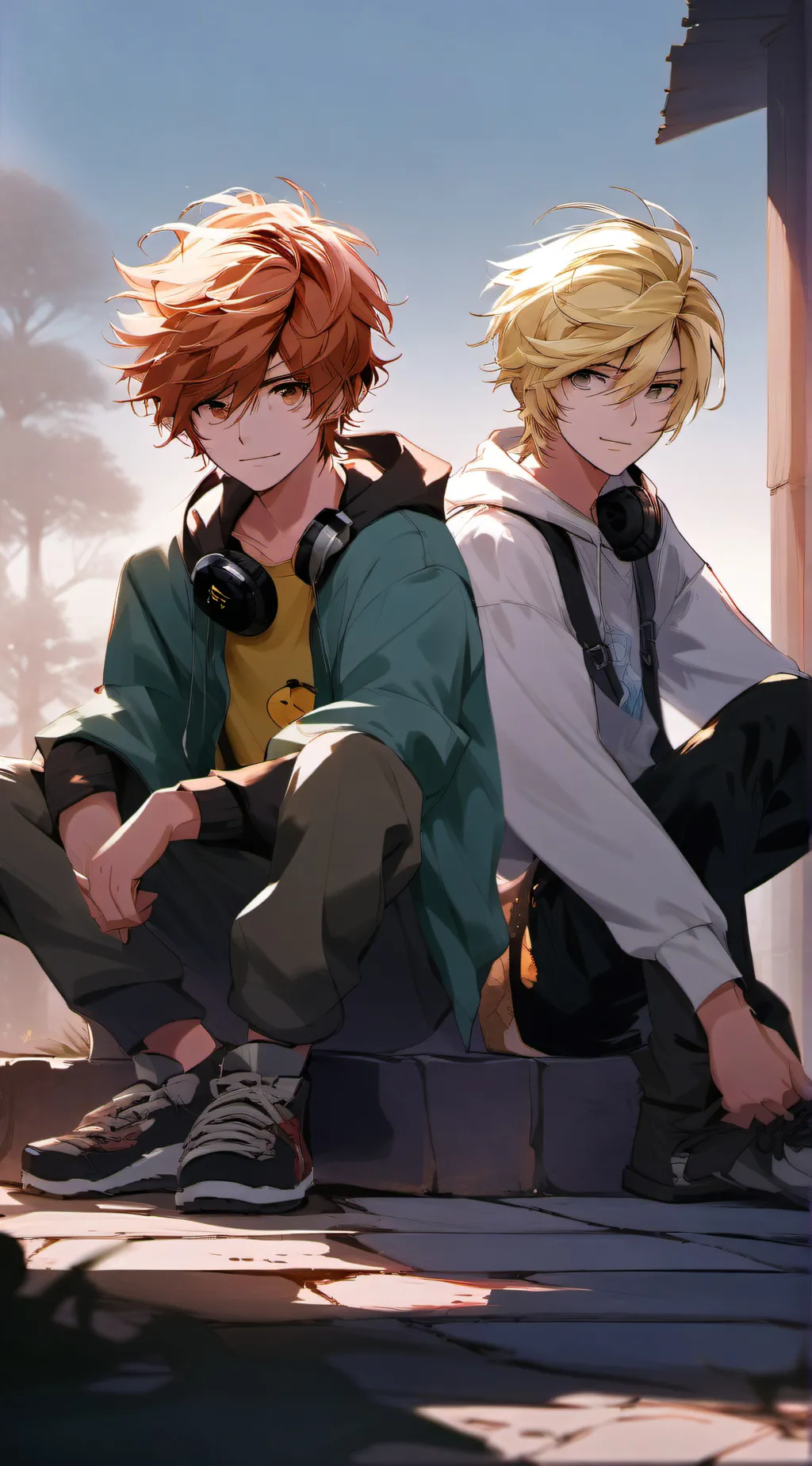 ai character: Jake and Aiden background