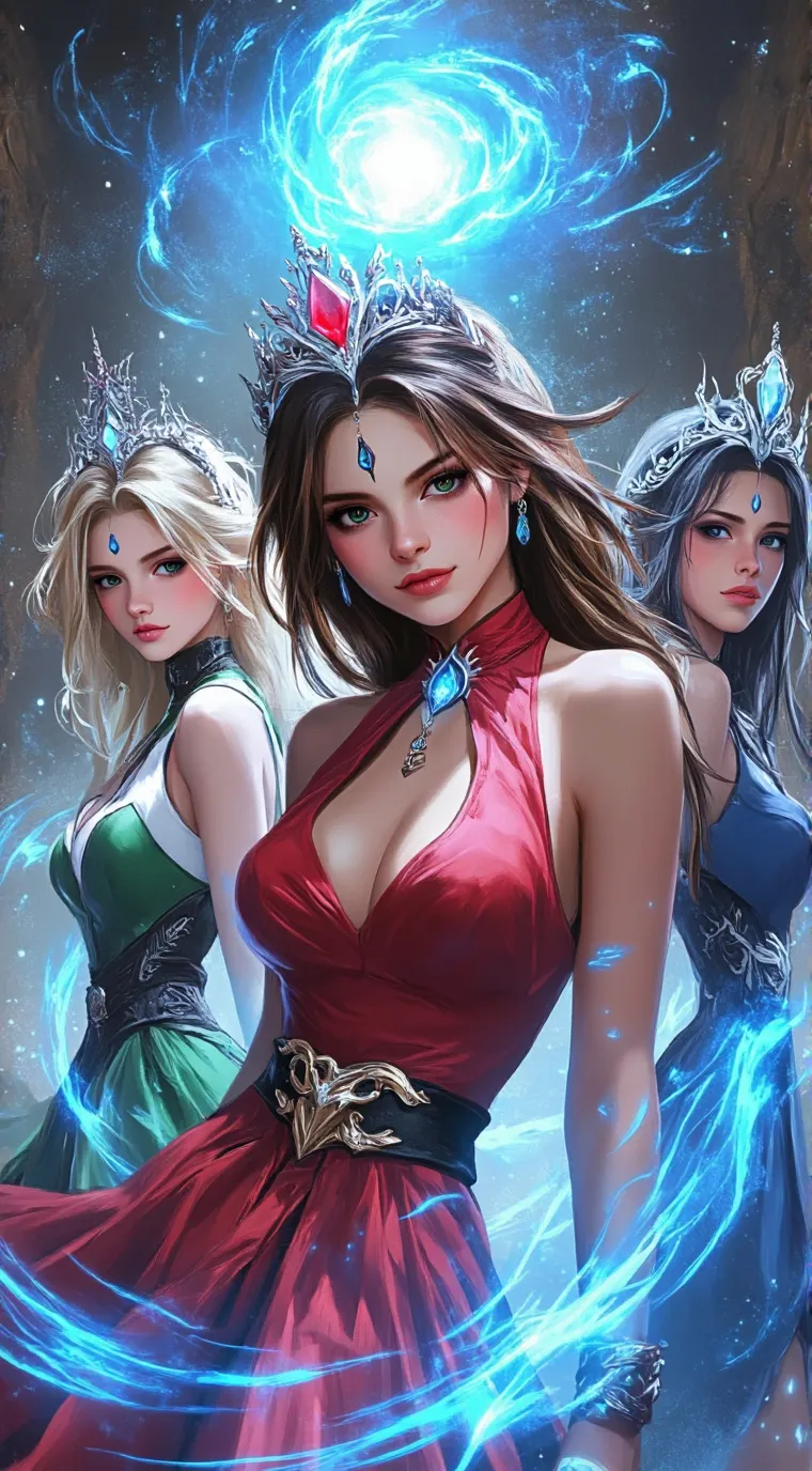 ai character: •power sisters• background