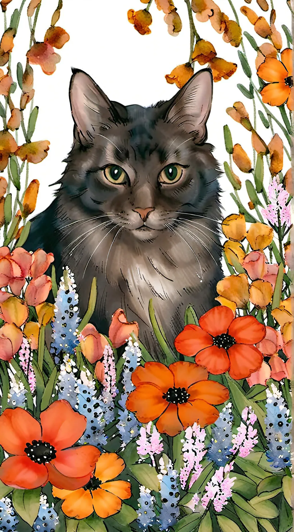 ai character: 🐈‍⬛kitty🐈‍⬛ background
