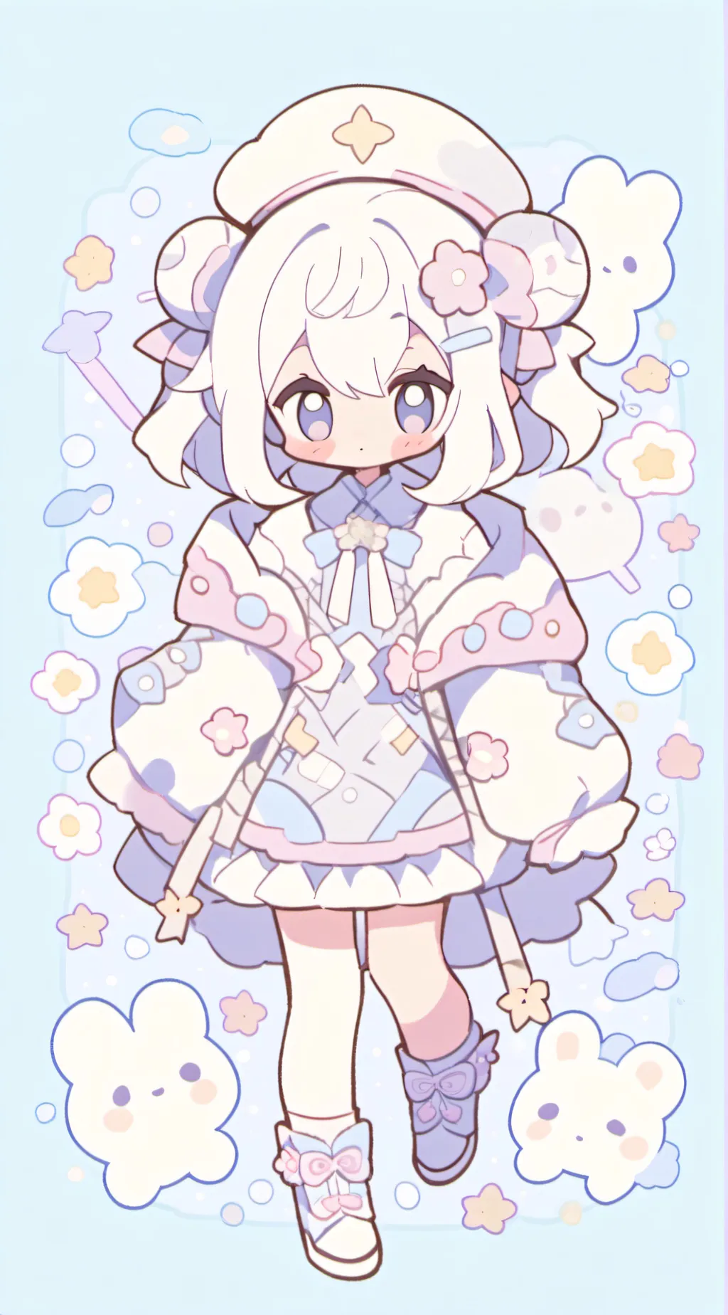 ai character: hola background